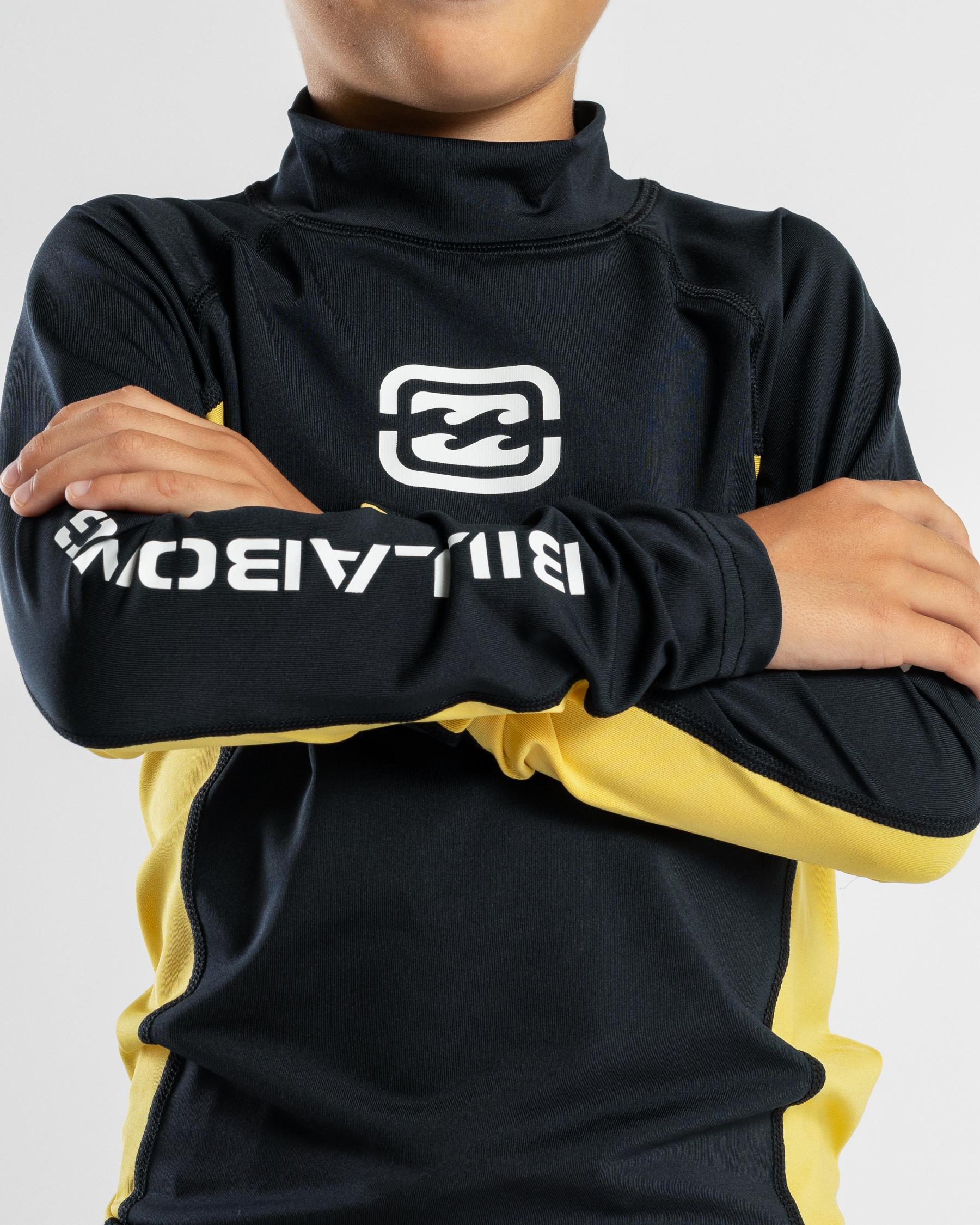 Groms' Jimmy Contrast Long Sleeve Rash Vest