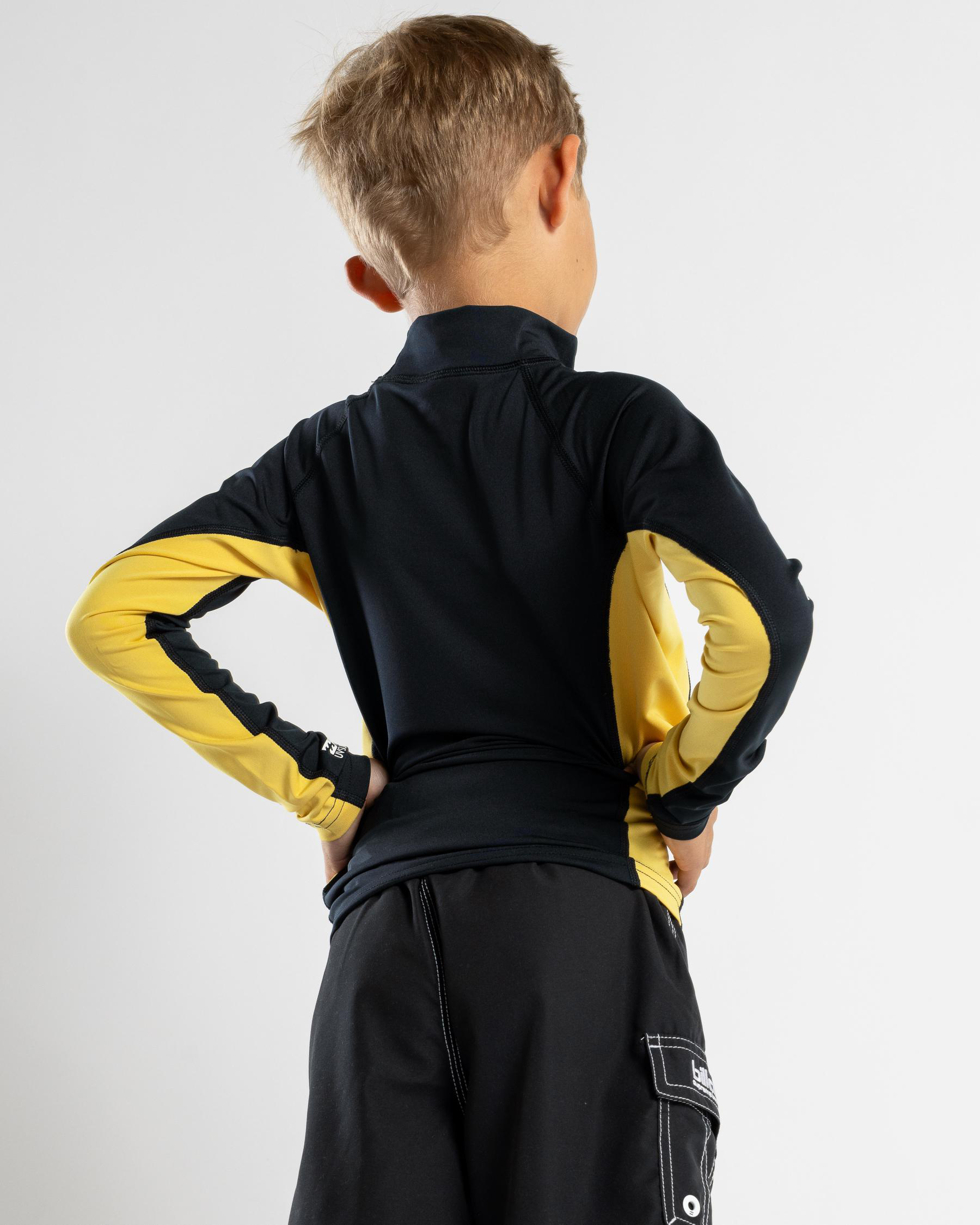 Groms' Jimmy Contrast Long Sleeve Rash Vest