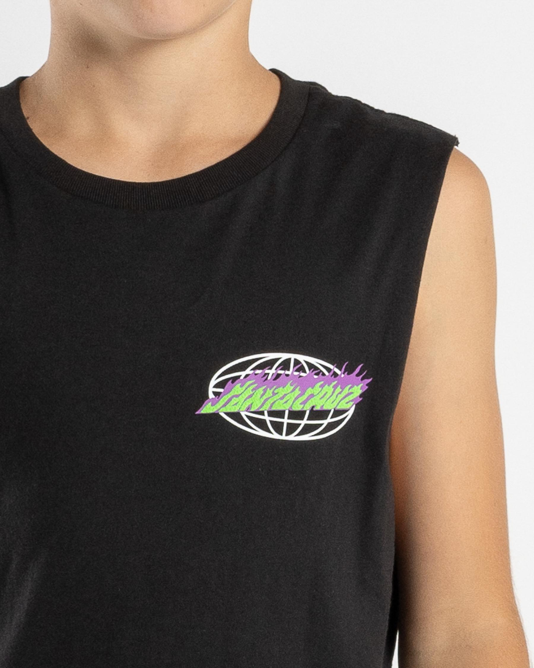 Global Flame Dot Muscle Tank