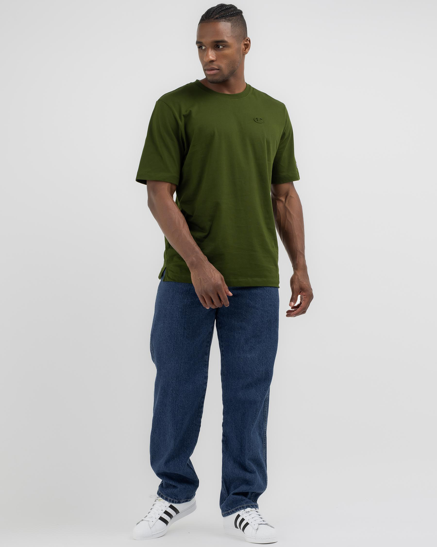 Relaxed Straight Fit Denim Jeans
