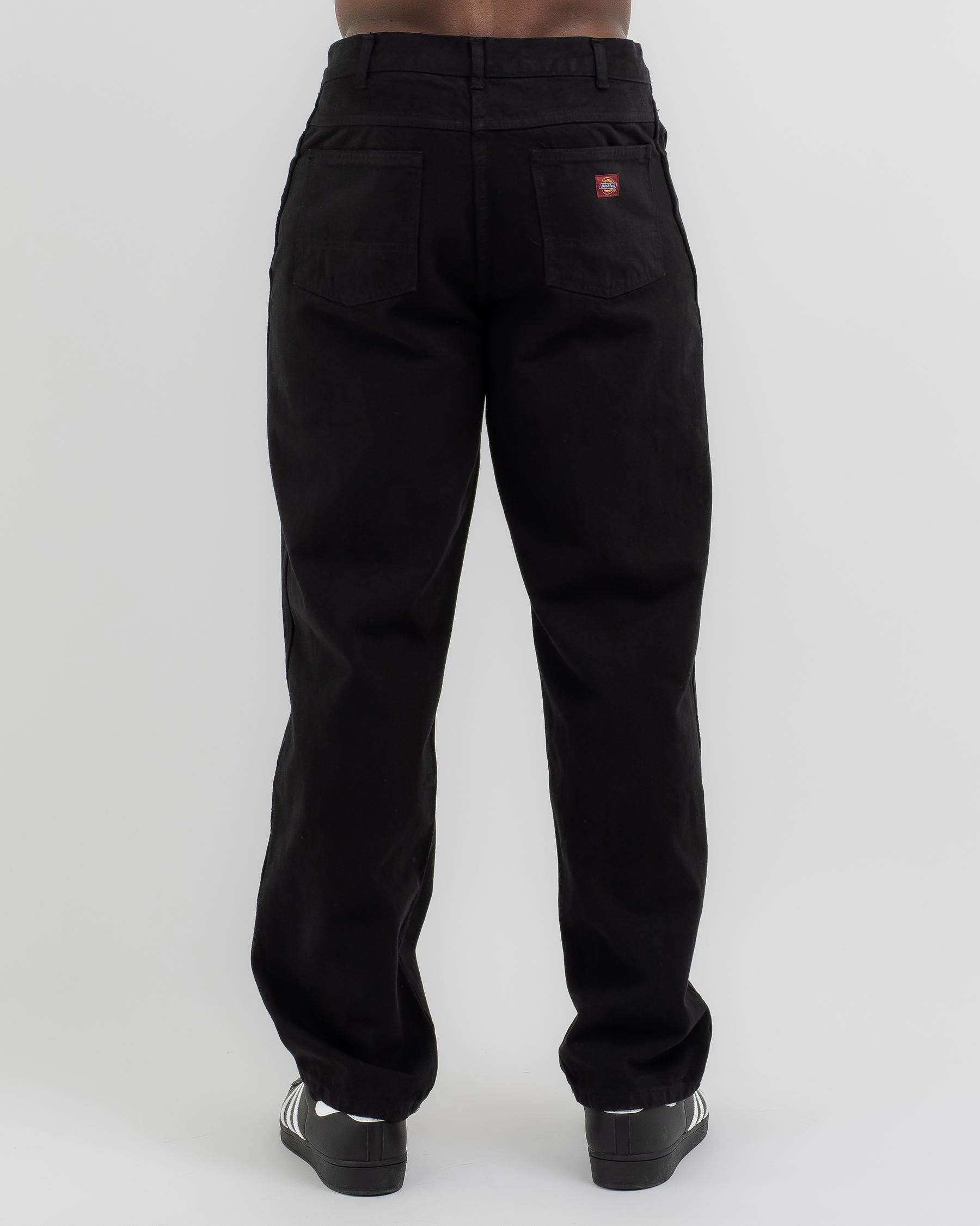 Relaxed Straight Fit Denim Jeans