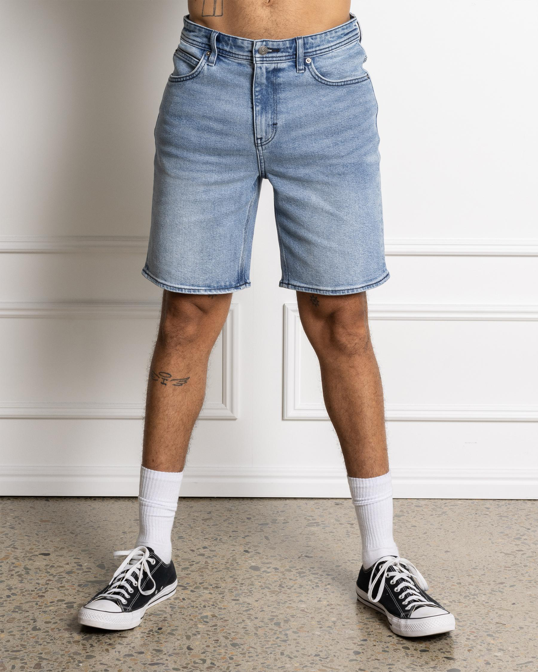 L-Two Slim Fit Denim Shorts