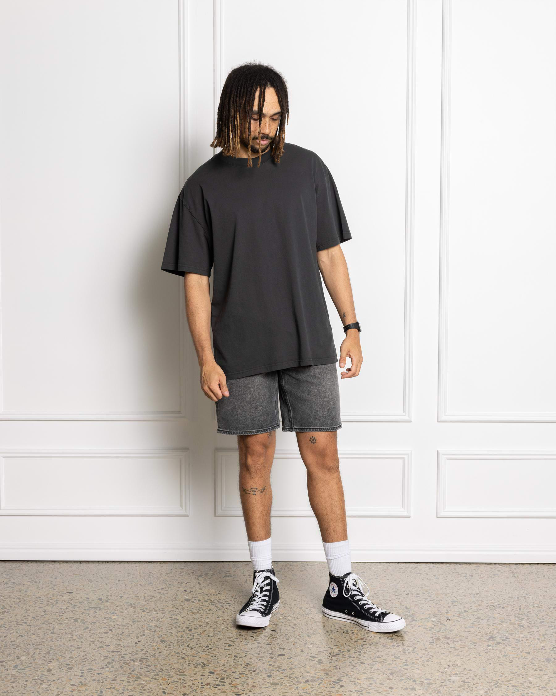 L-Two Slim Fit Denim Shorts