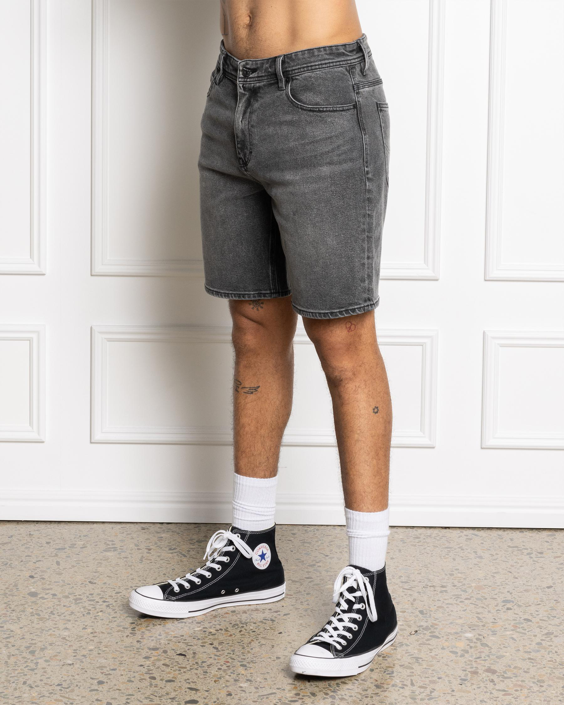 L-Two Slim Fit Denim Shorts
