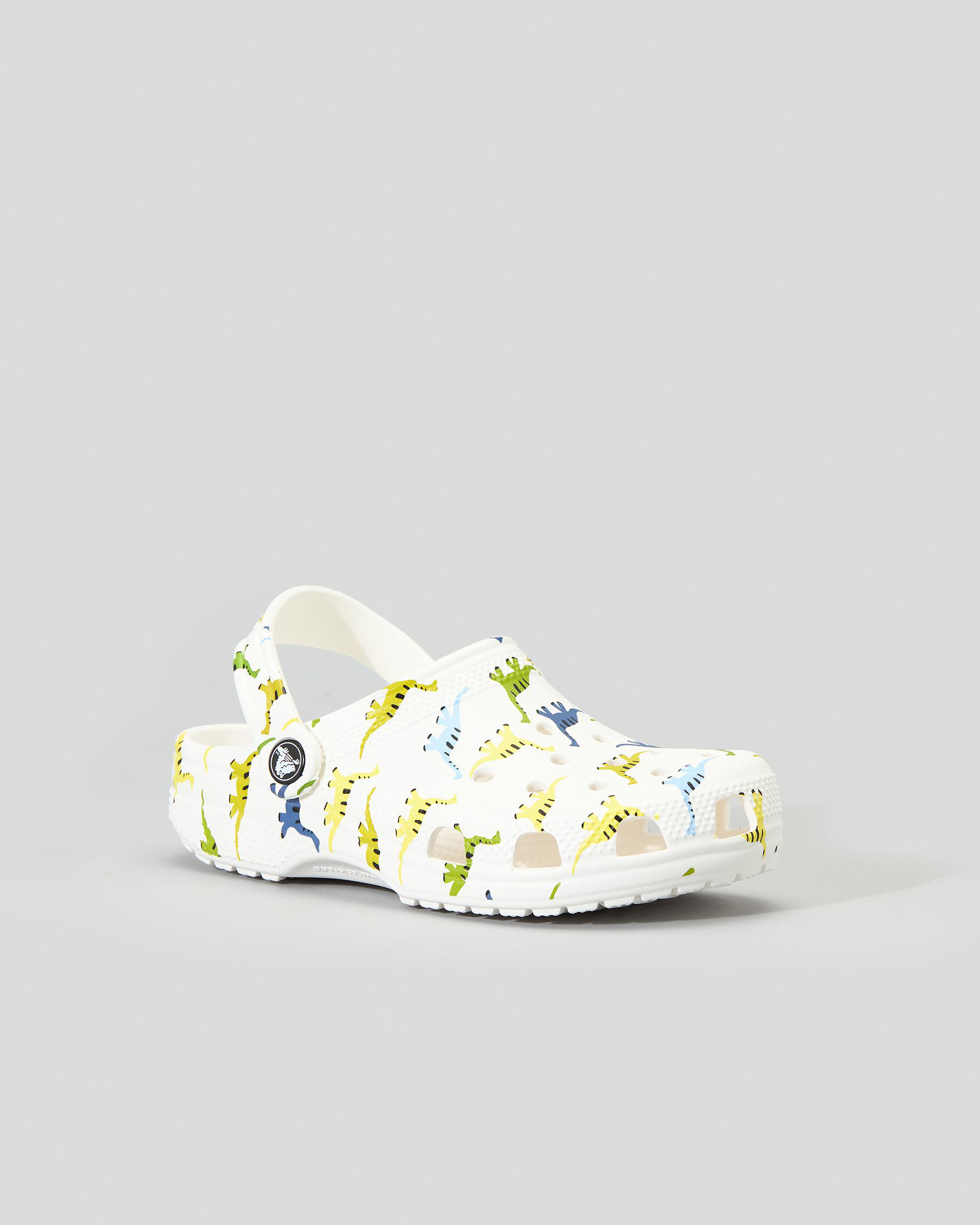 Graphic Print Clogs