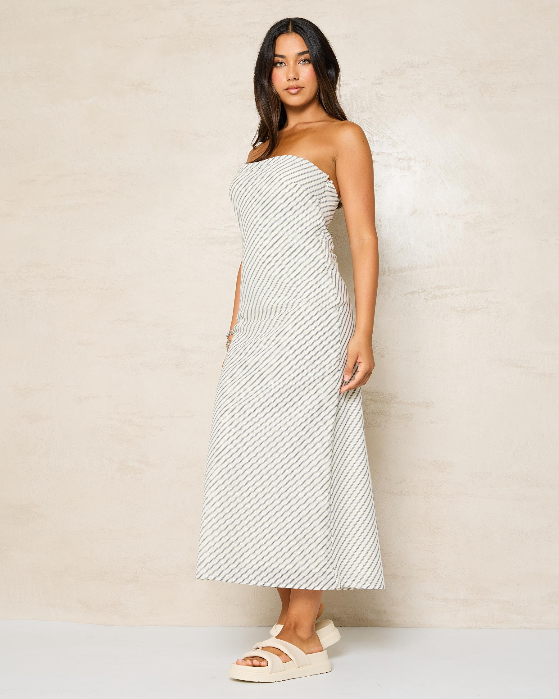 Dalia Bias Midi Dress