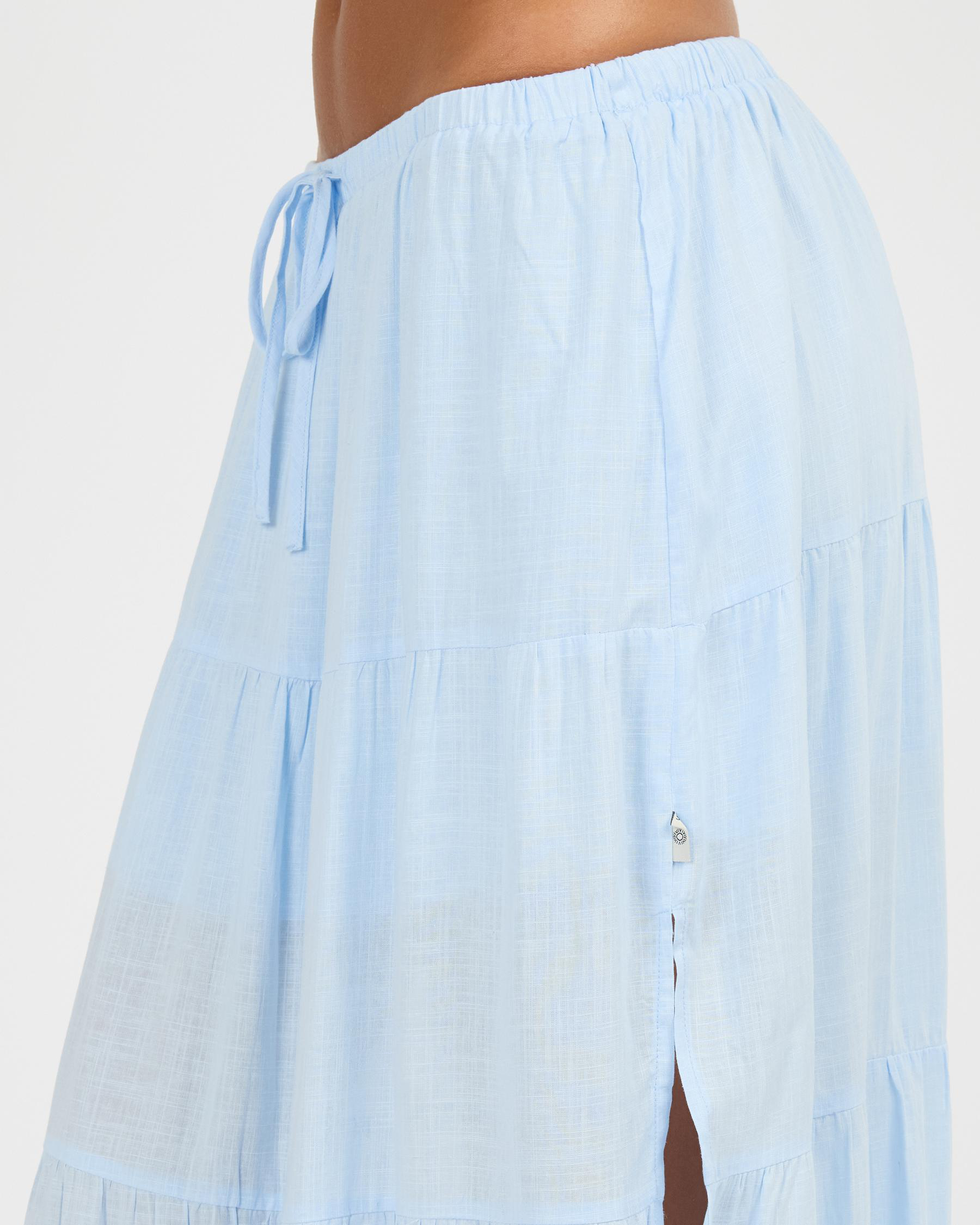 Classic Tiered Maxi Skirt