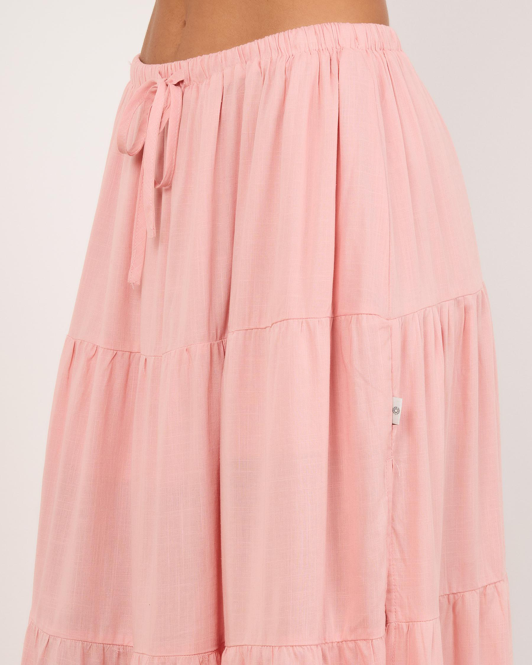 Classic Tiered Maxi Skirt