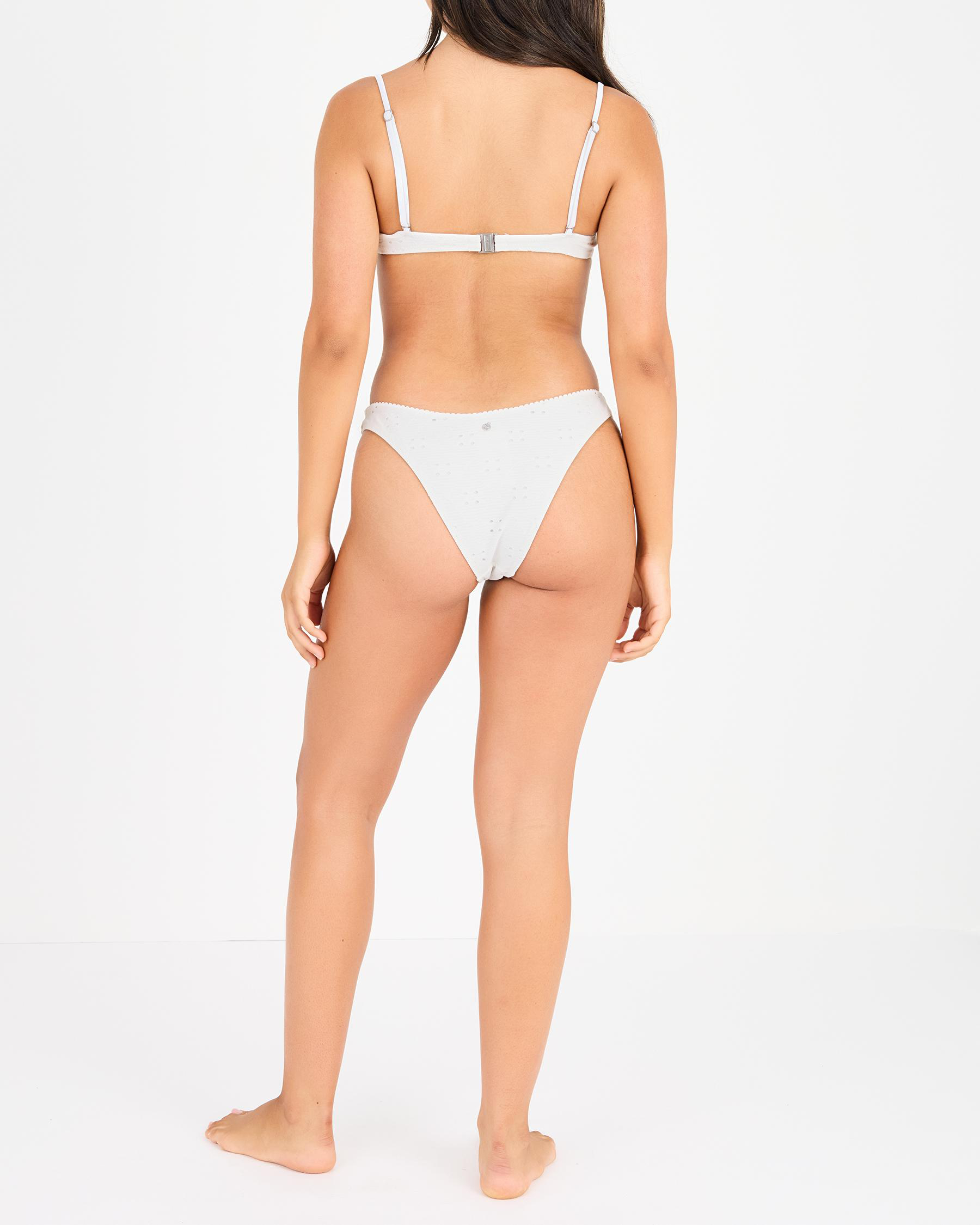 Brighton Eyelet Pico High Cut Bikini Bottom