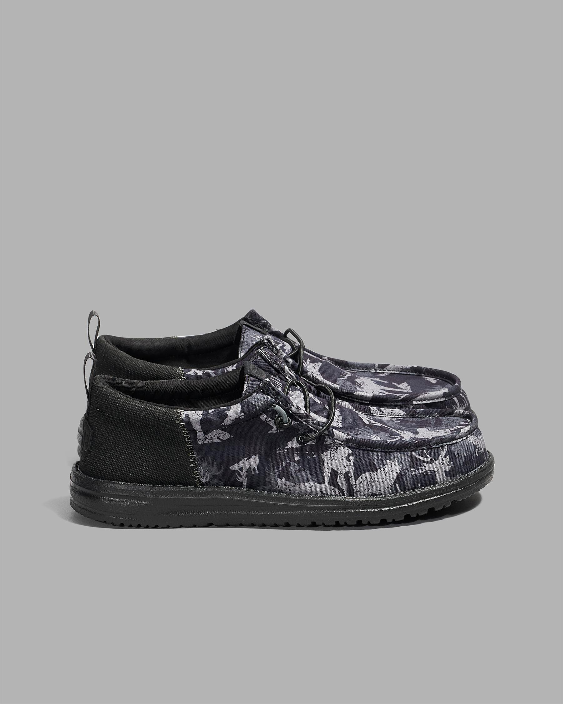 Wally Funk Hunt Camo Shoes