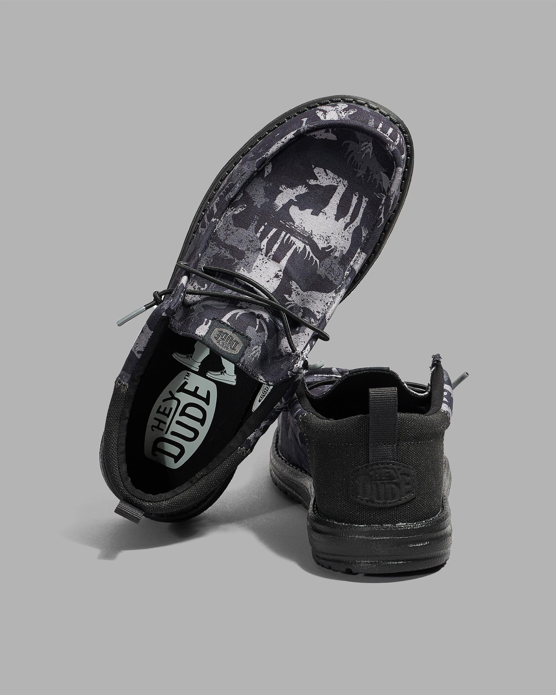 Wally Funk Hunt Camo Shoes