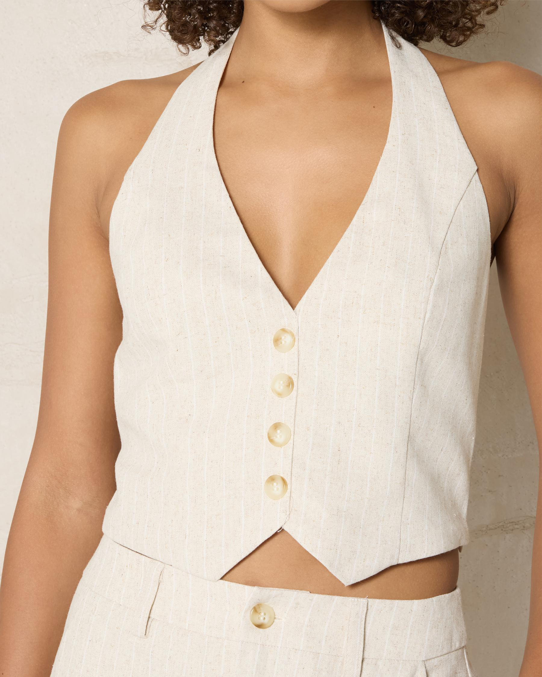 Liv Stripe Halter Top