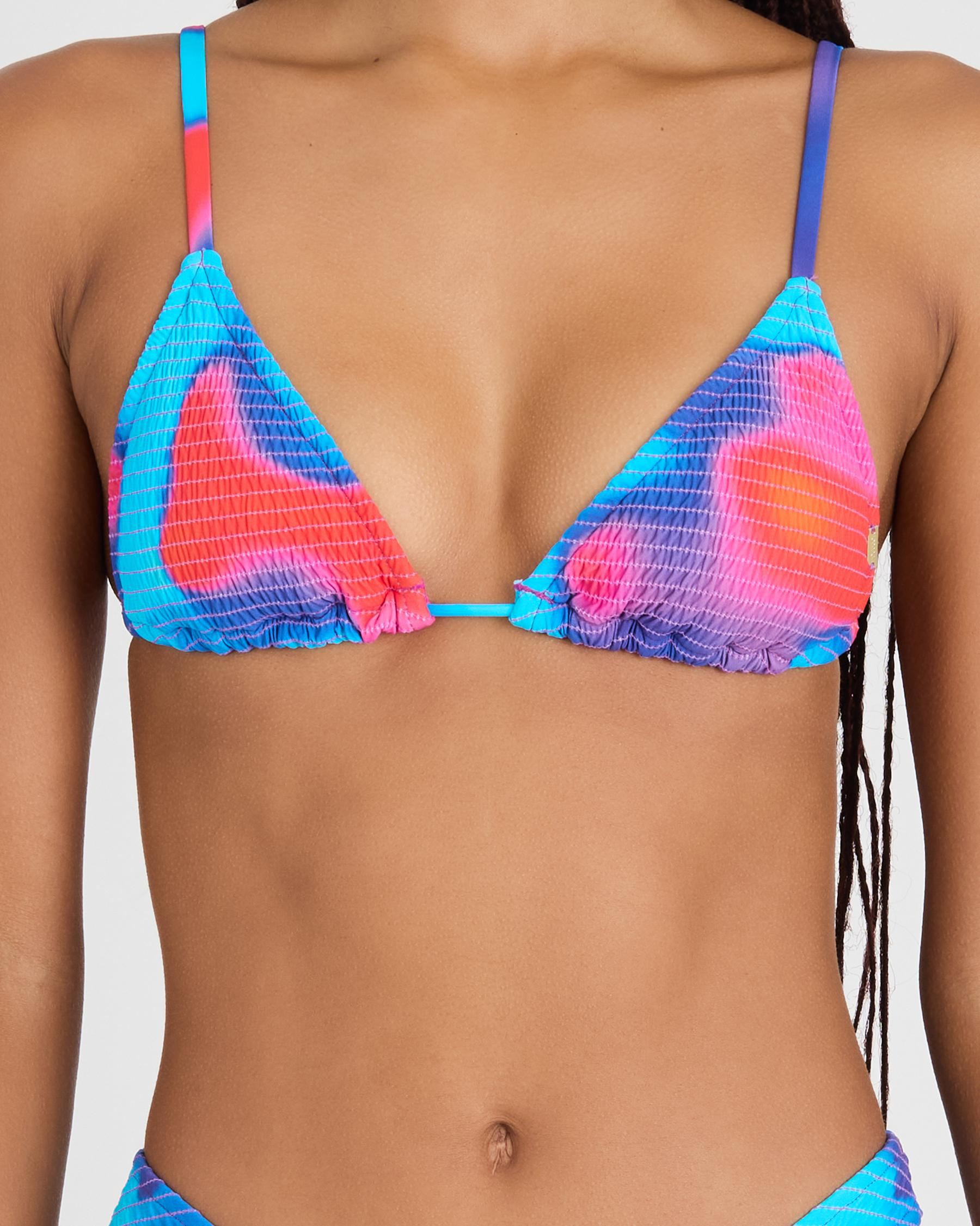Rio Shirred Triangle Bikini Top