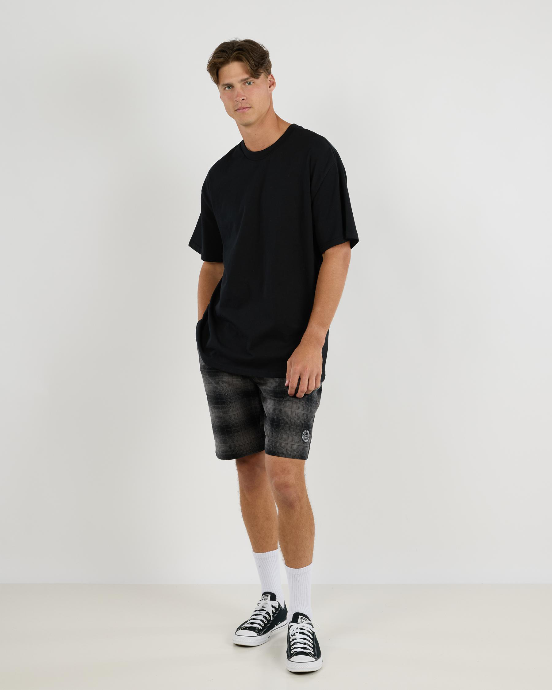 Crisis Elastic Waist Shorts