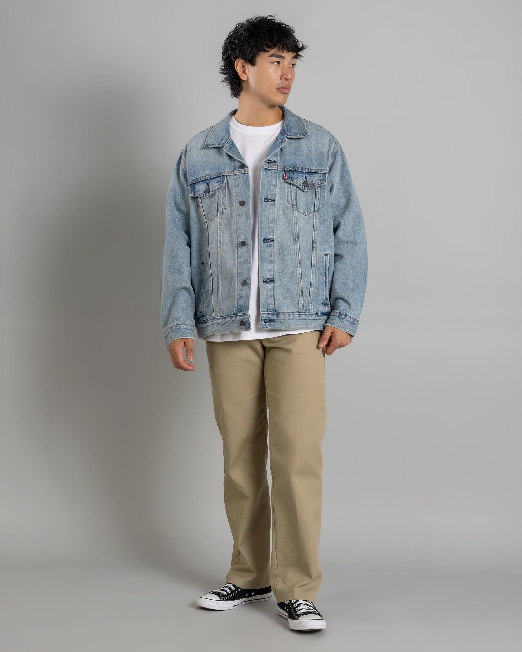 Relaxed Fit Trucker Jacket