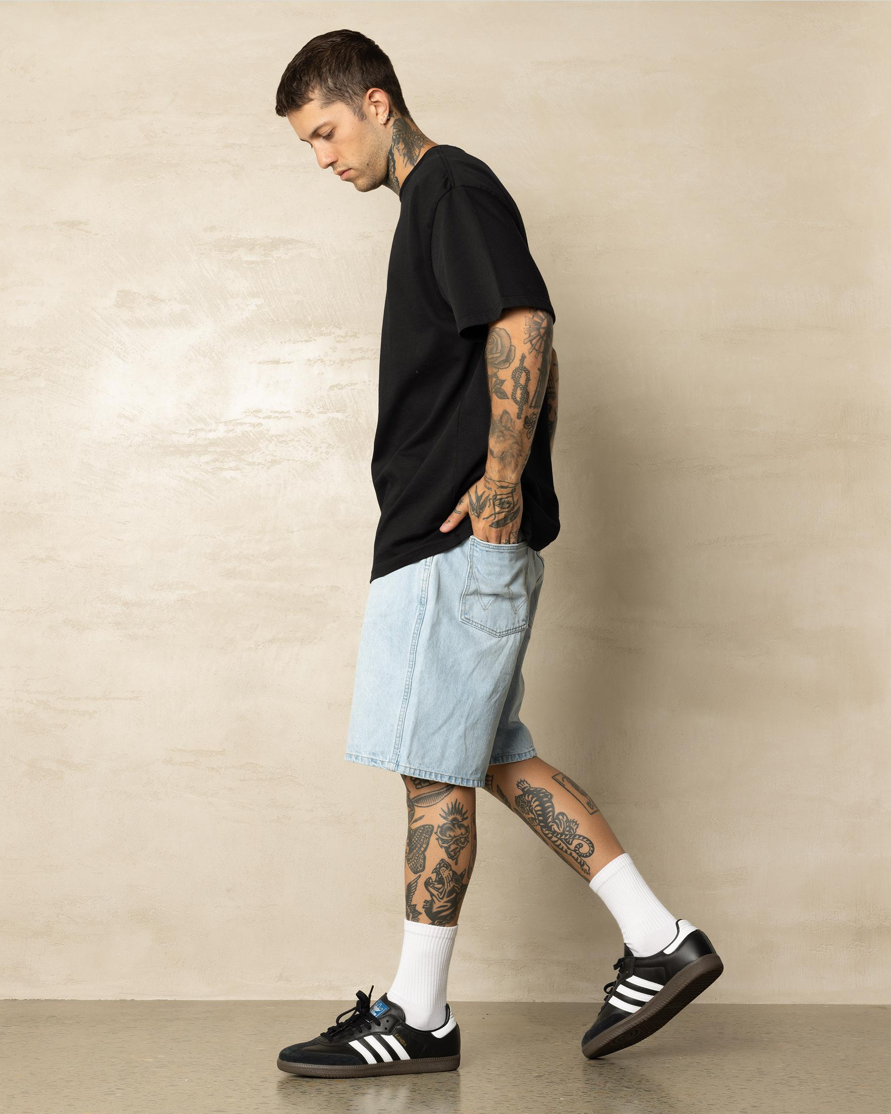 Steezy Baggy Denim Shorts