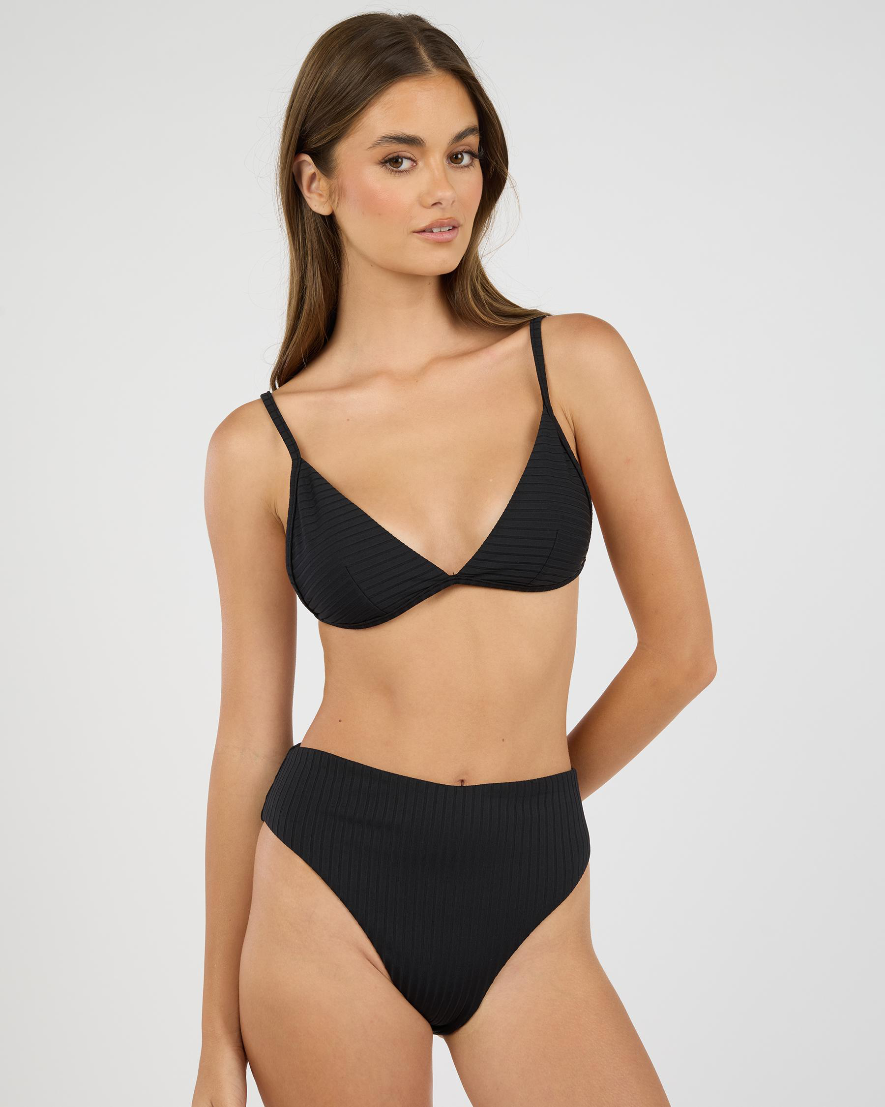 Premium Surf Retro High Waisted Bikini Bottom