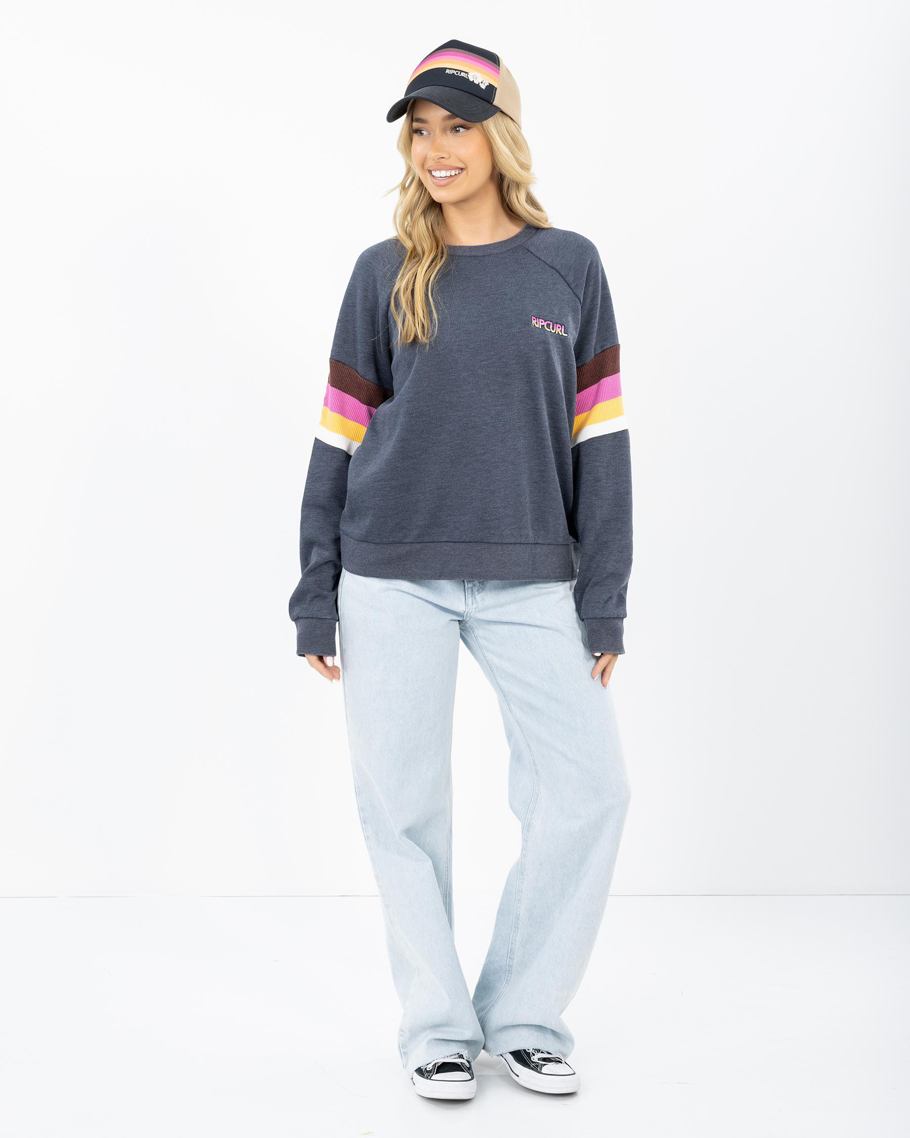 Las Dalias Raglan Sweatshirt