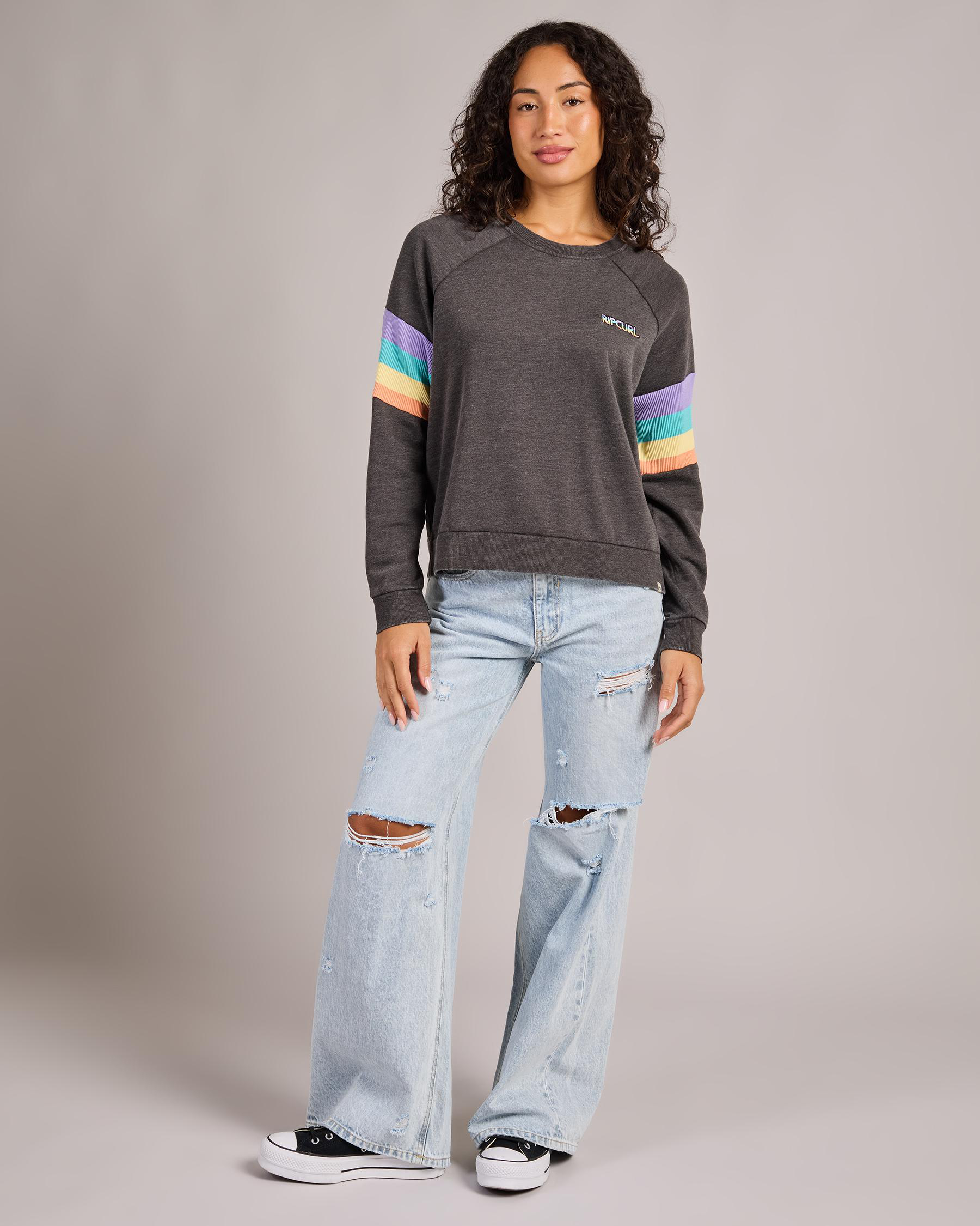 Las Dalias Raglan Sweatshirt