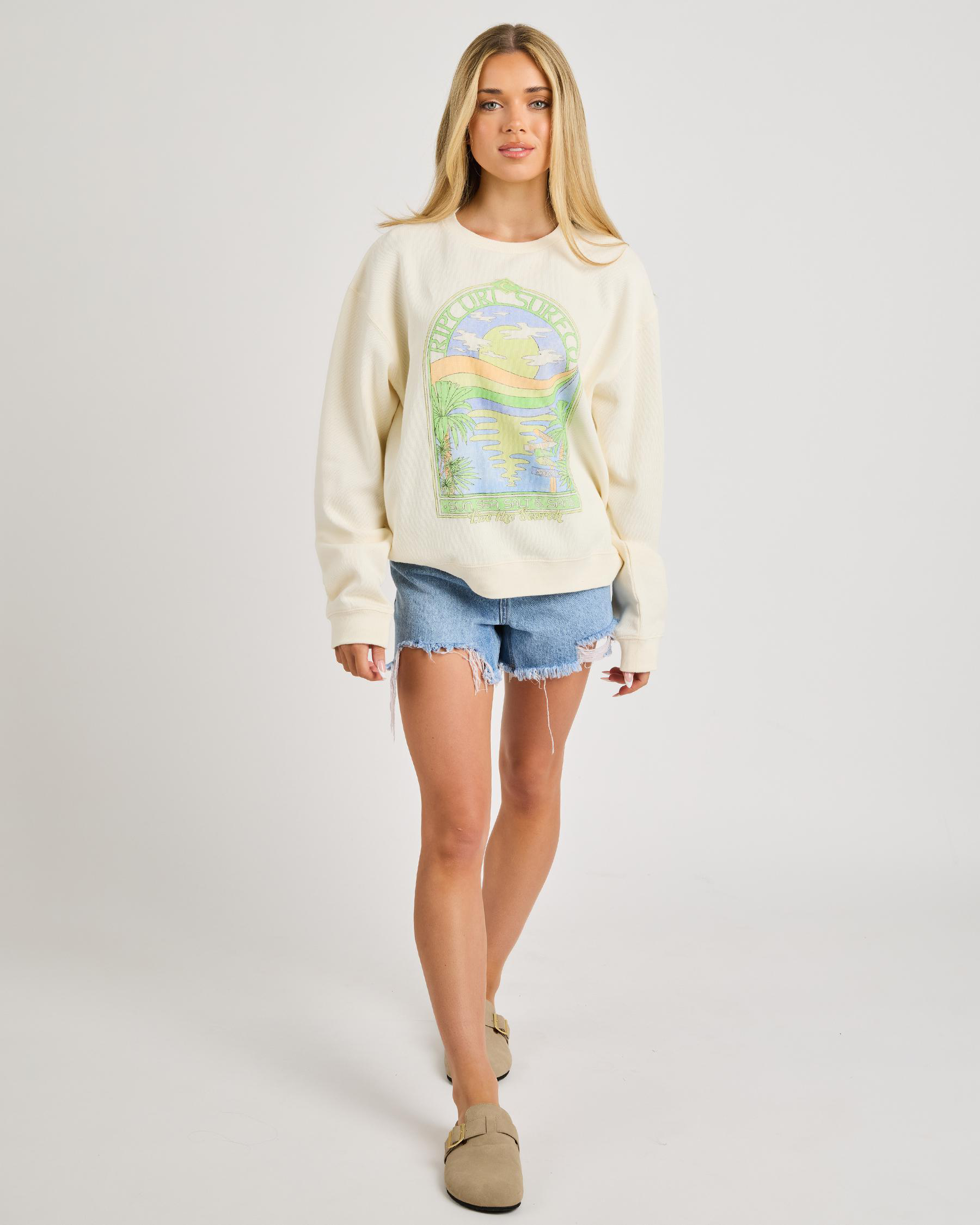 Sun & Sea Relaxed Crew Sweatshirt