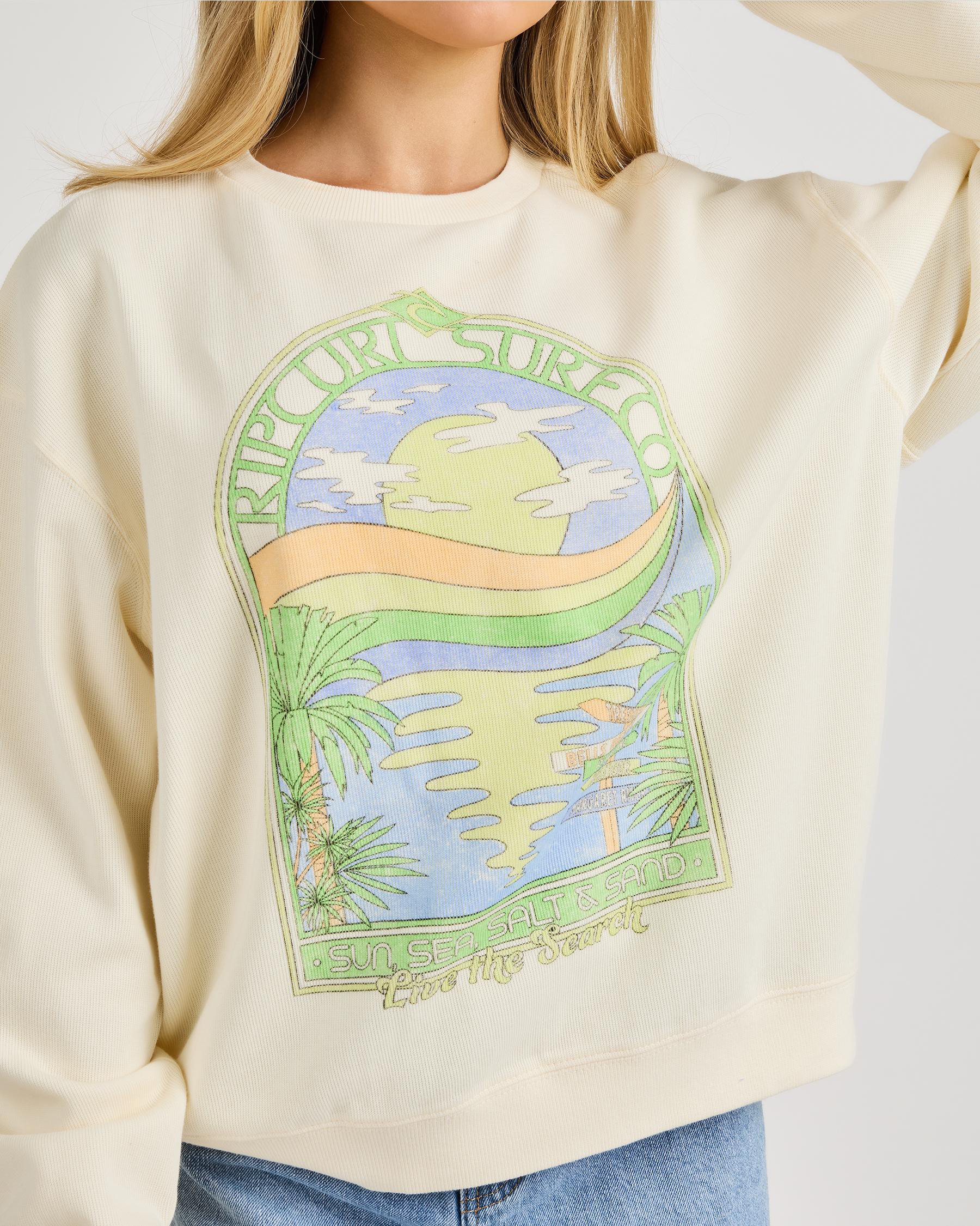 Sun & Sea Relaxed Crew Sweatshirt