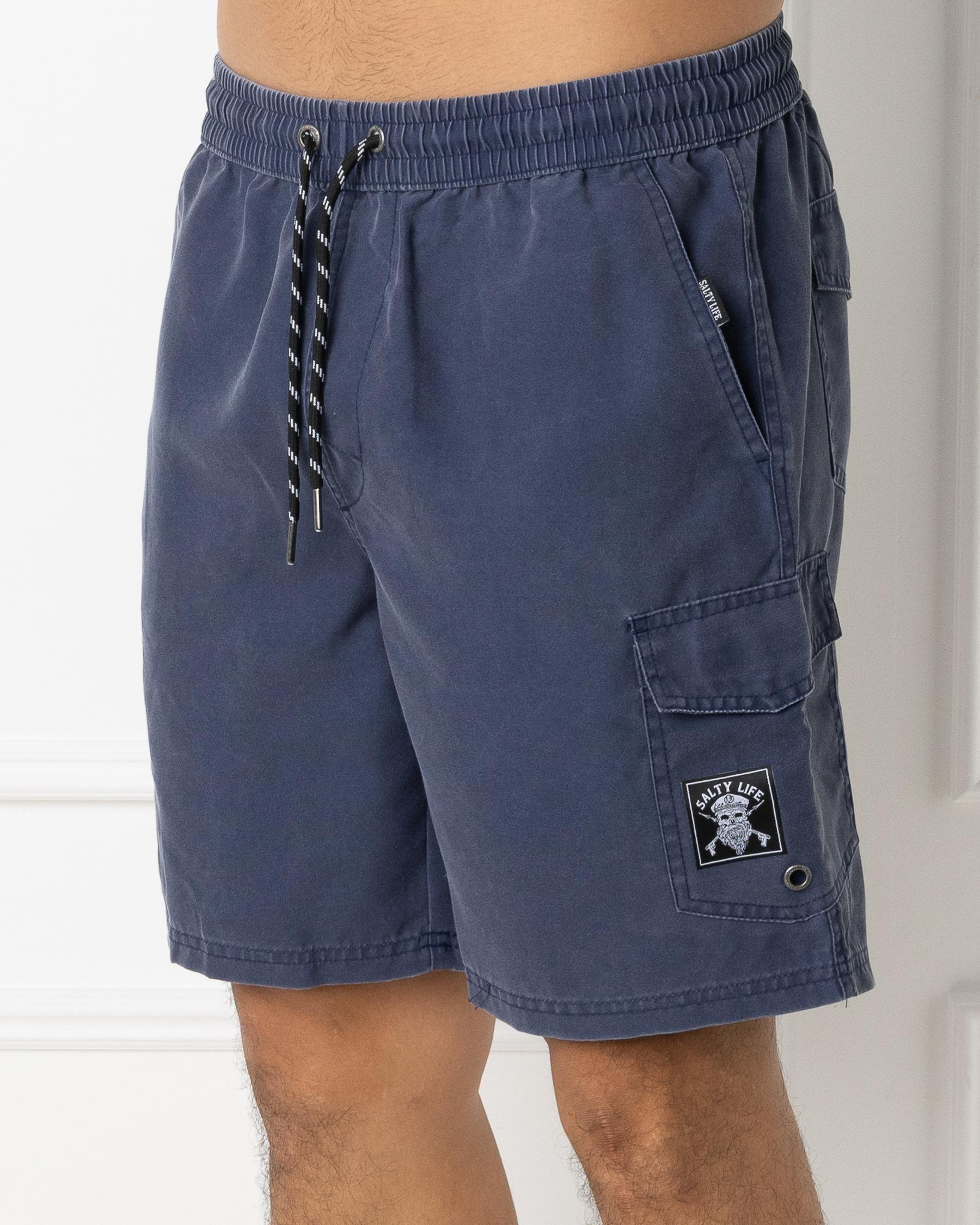 Oceanic Elastic Waist Shorts