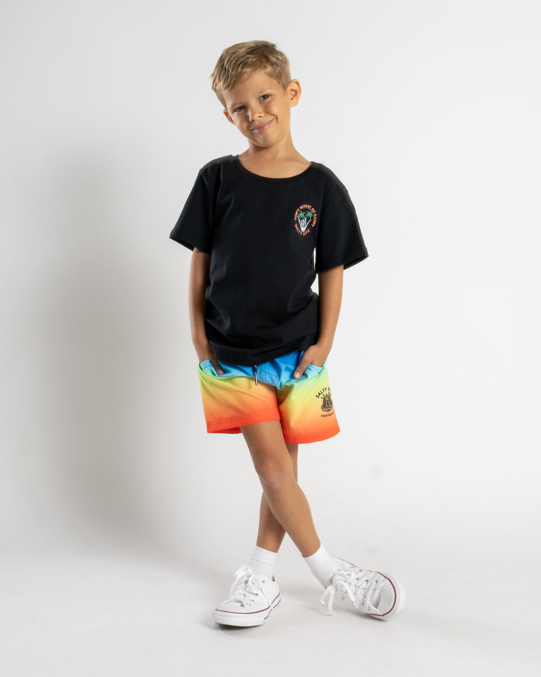 Meld Elastic Waist Shorts