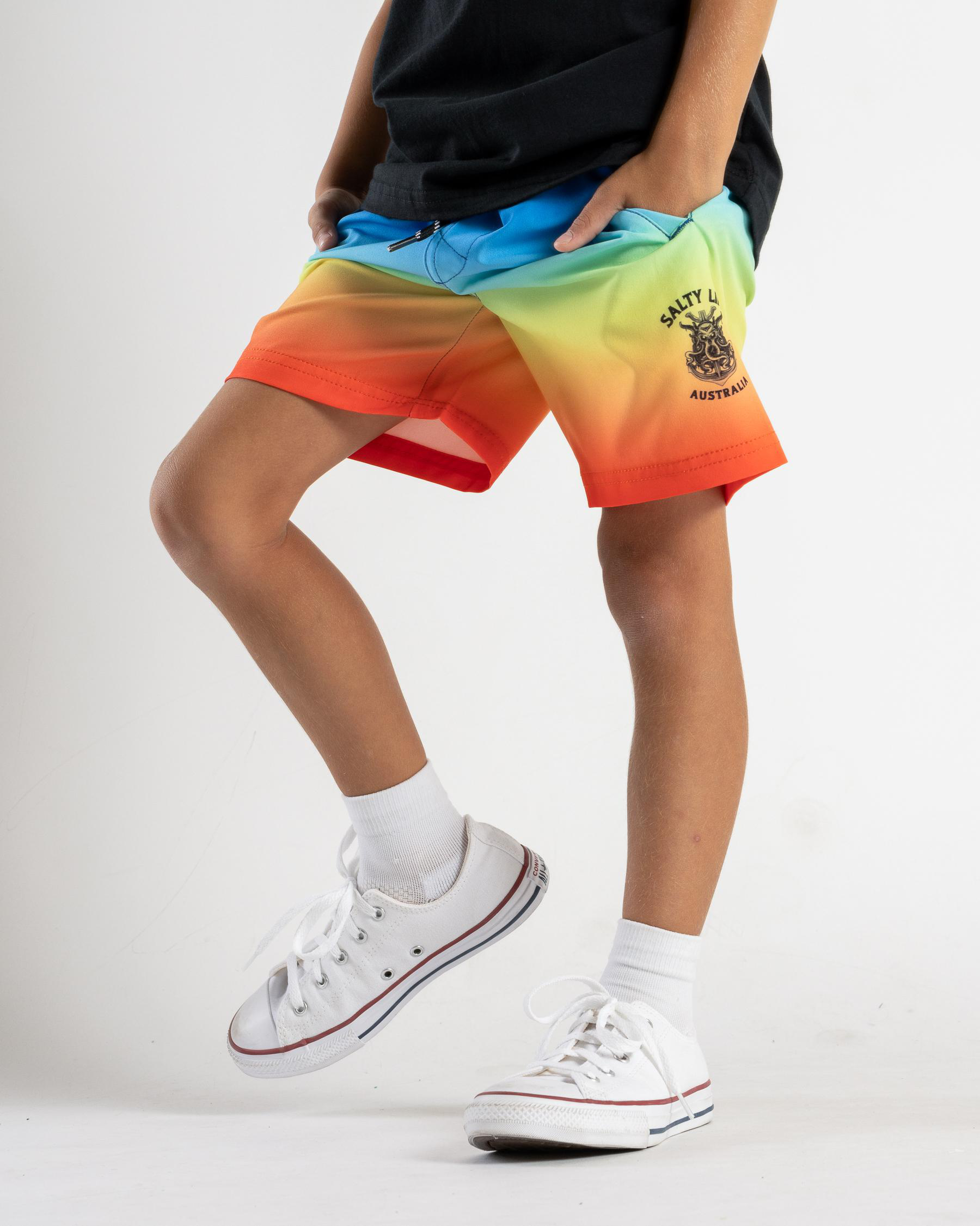 Meld Elastic Waist Shorts