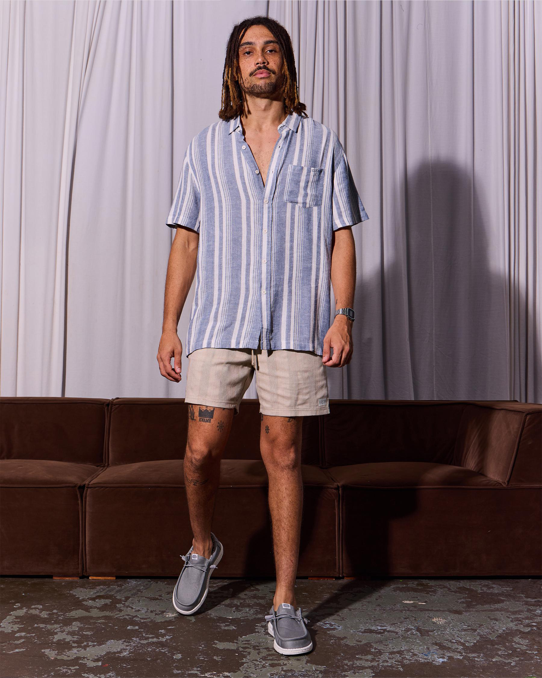 Niche Elastic Waist Shorts