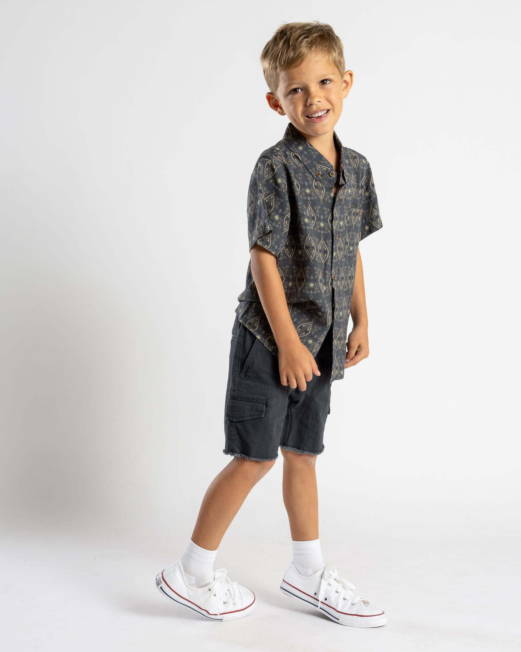 Toddlers' Script Short Sleeve Shirt