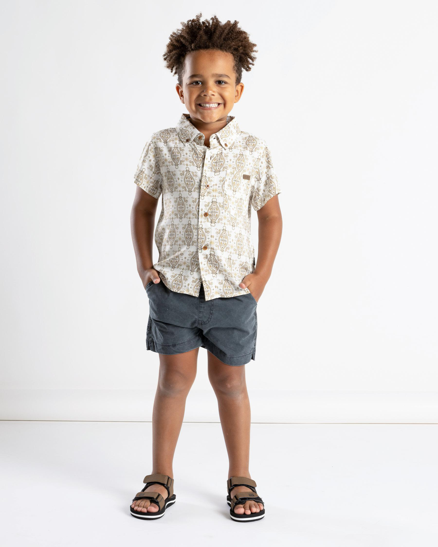 Toddlers' Script Short Sleeve Shirt