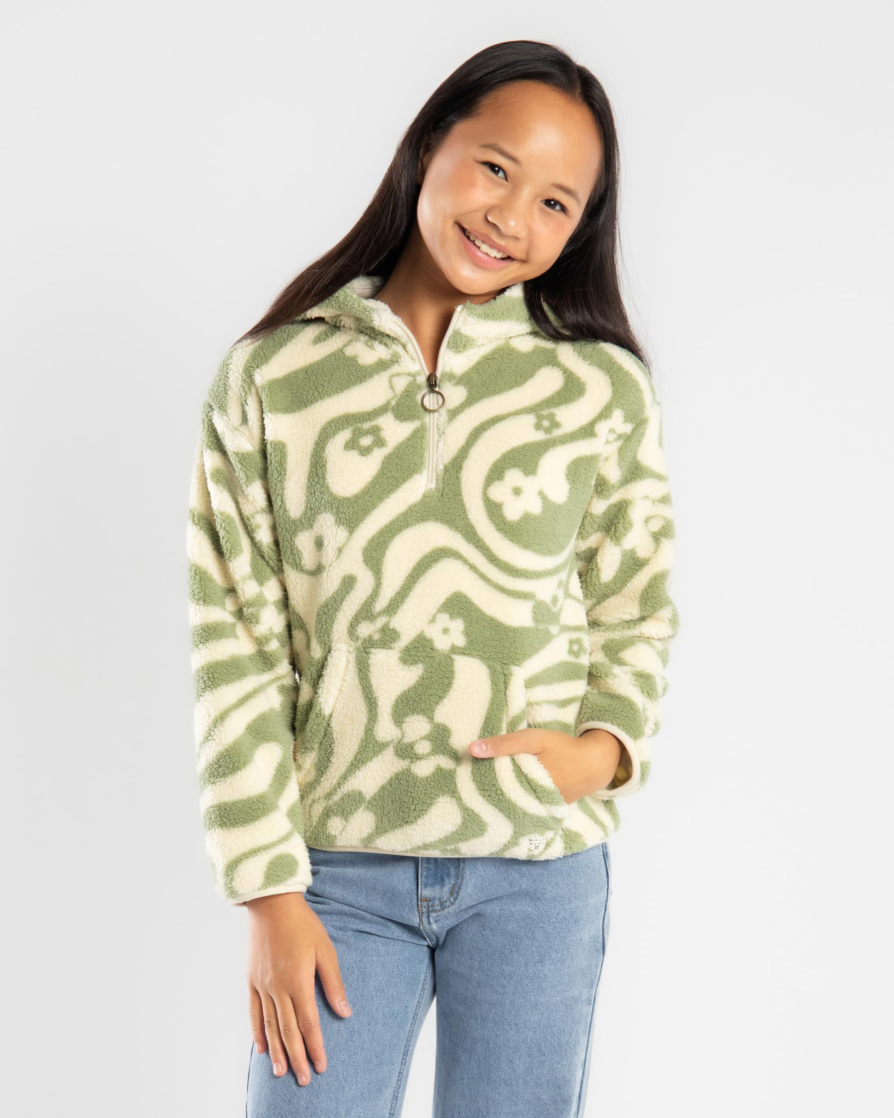 Girl's Just In Time Pullover Fleece