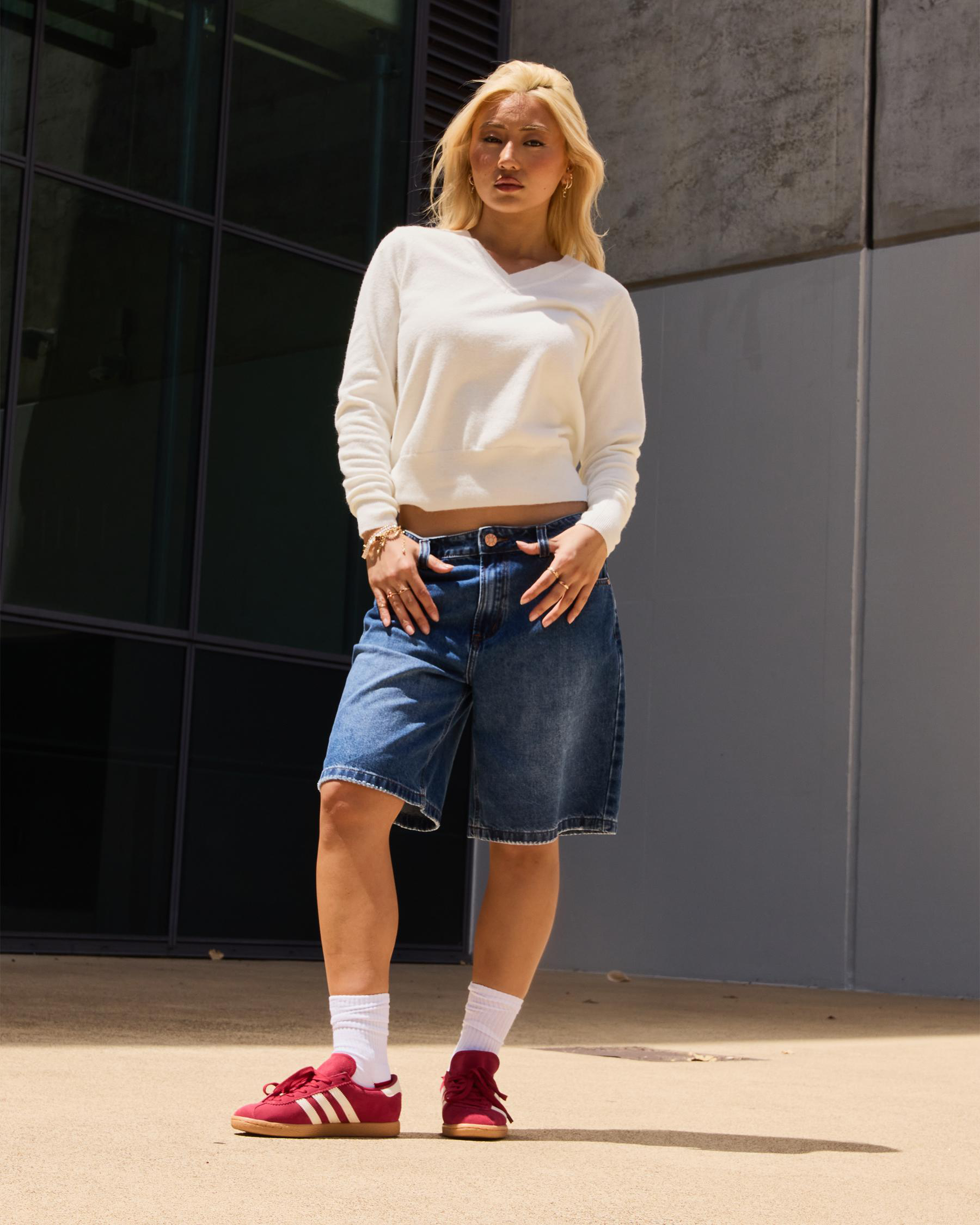 Lydia V Neck Knit Jumper