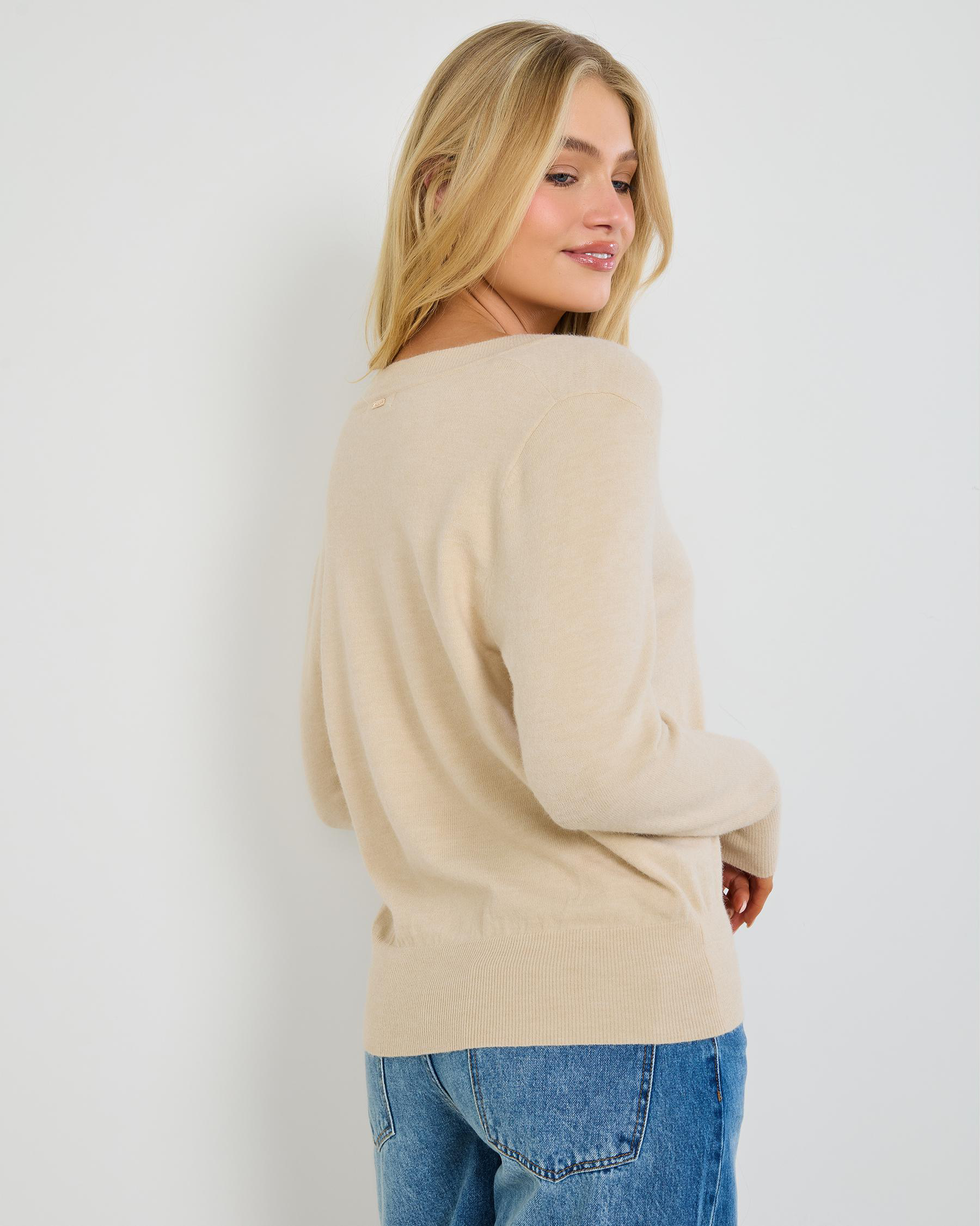 Lydia V Neck Knit Jumper