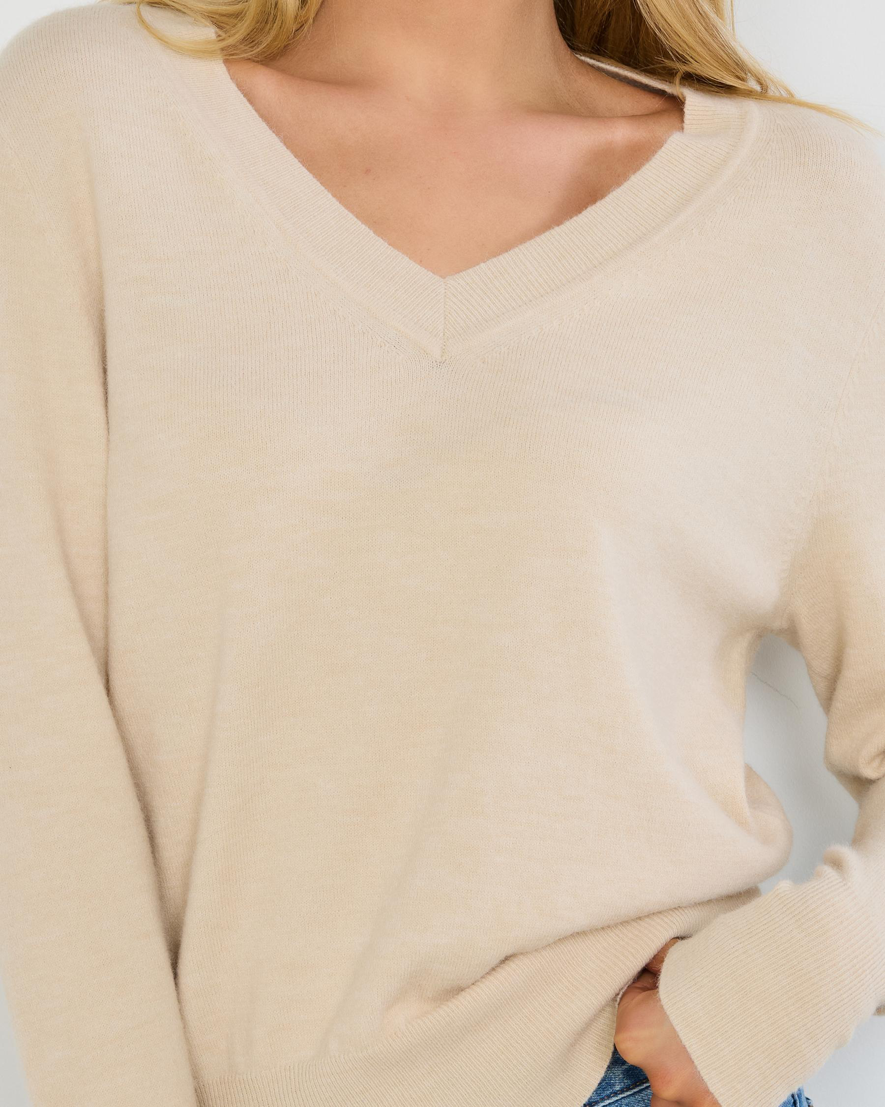 Lydia V Neck Knit Jumper