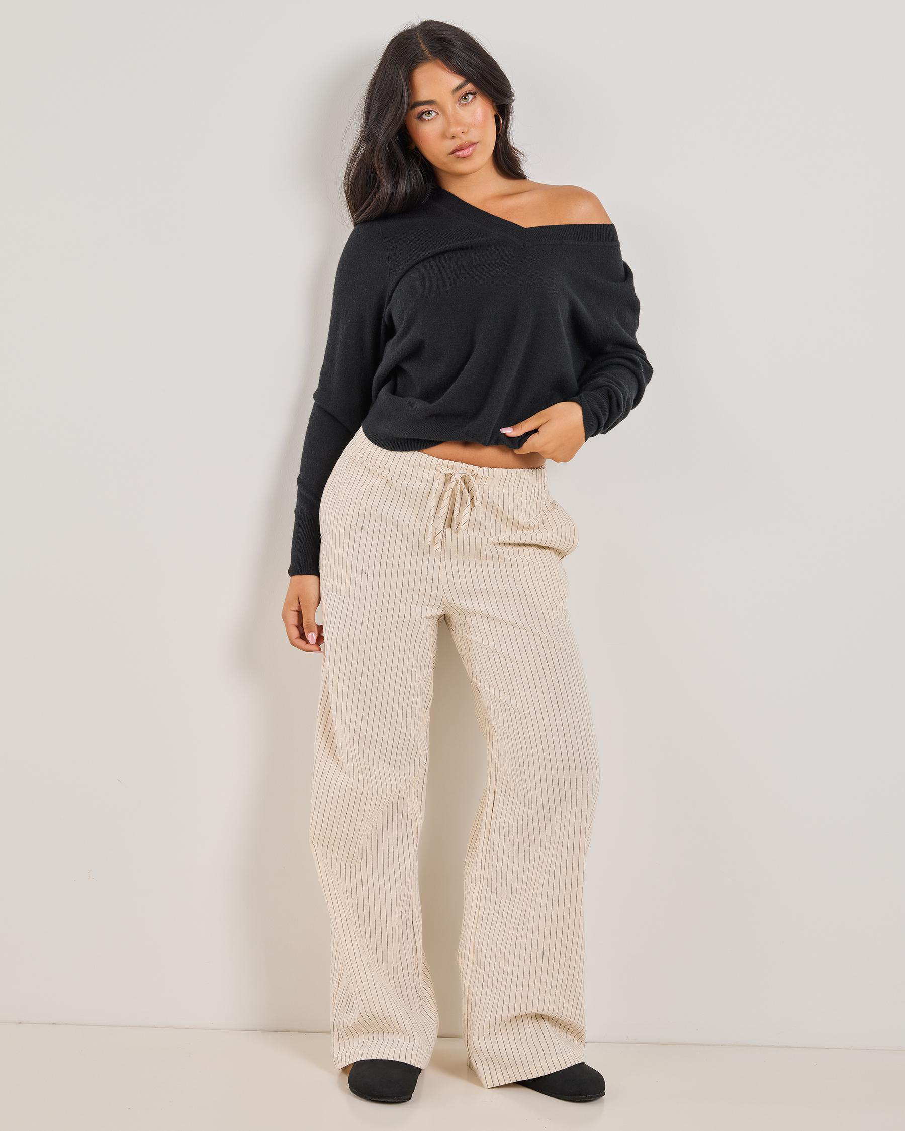 Lydia V Neck Knit Jumper