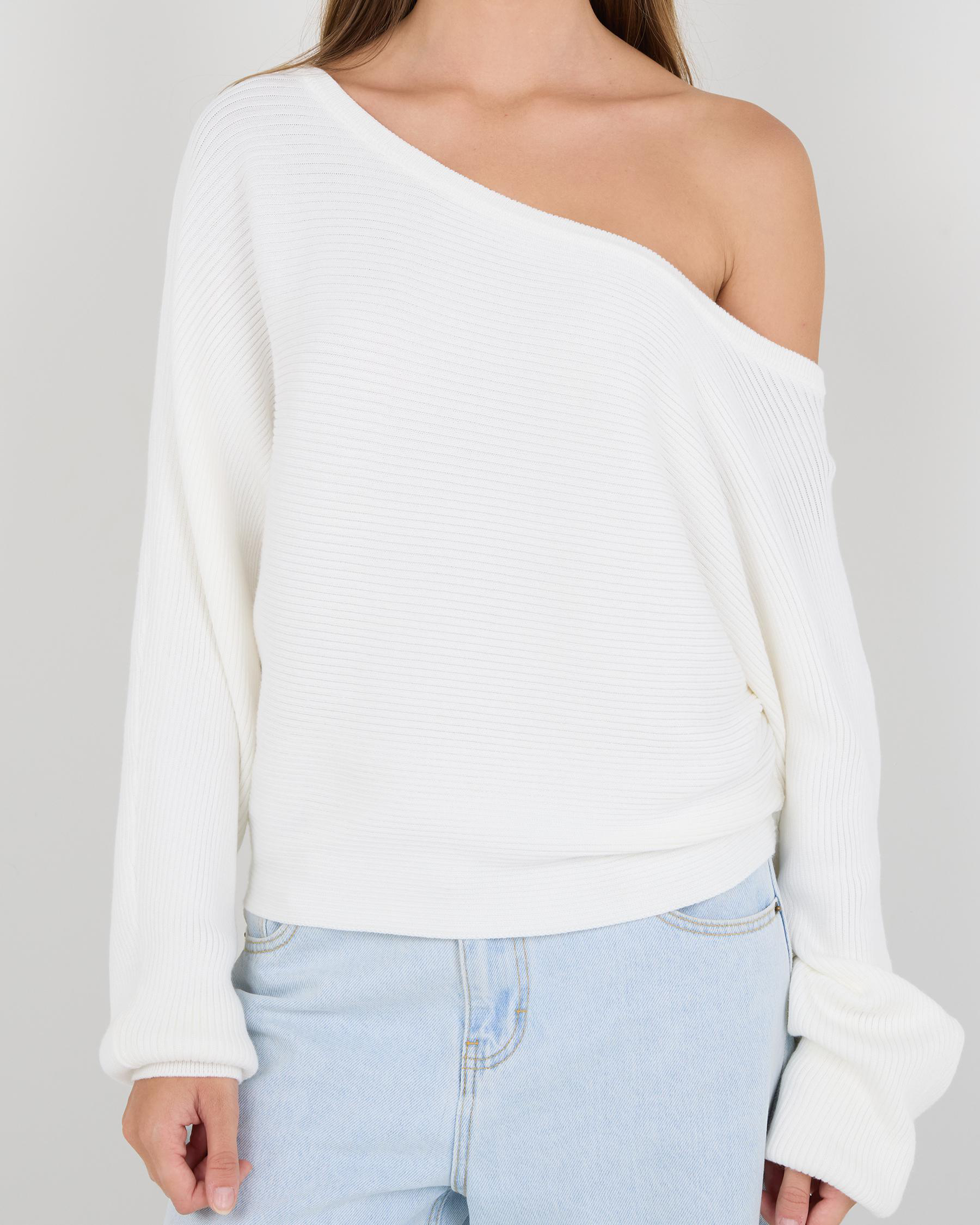 Ophelia Off Shoulder Knit Jumper