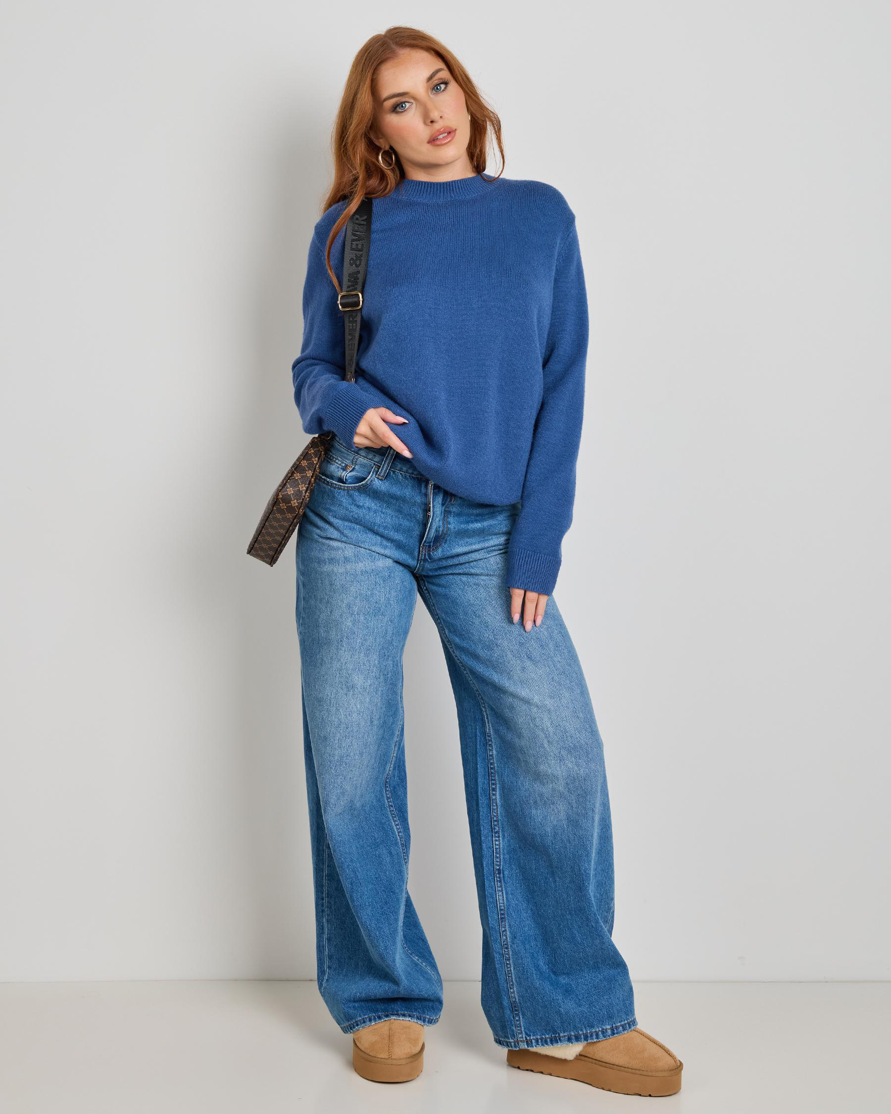 Calypso Crew Neck Knit Jumper