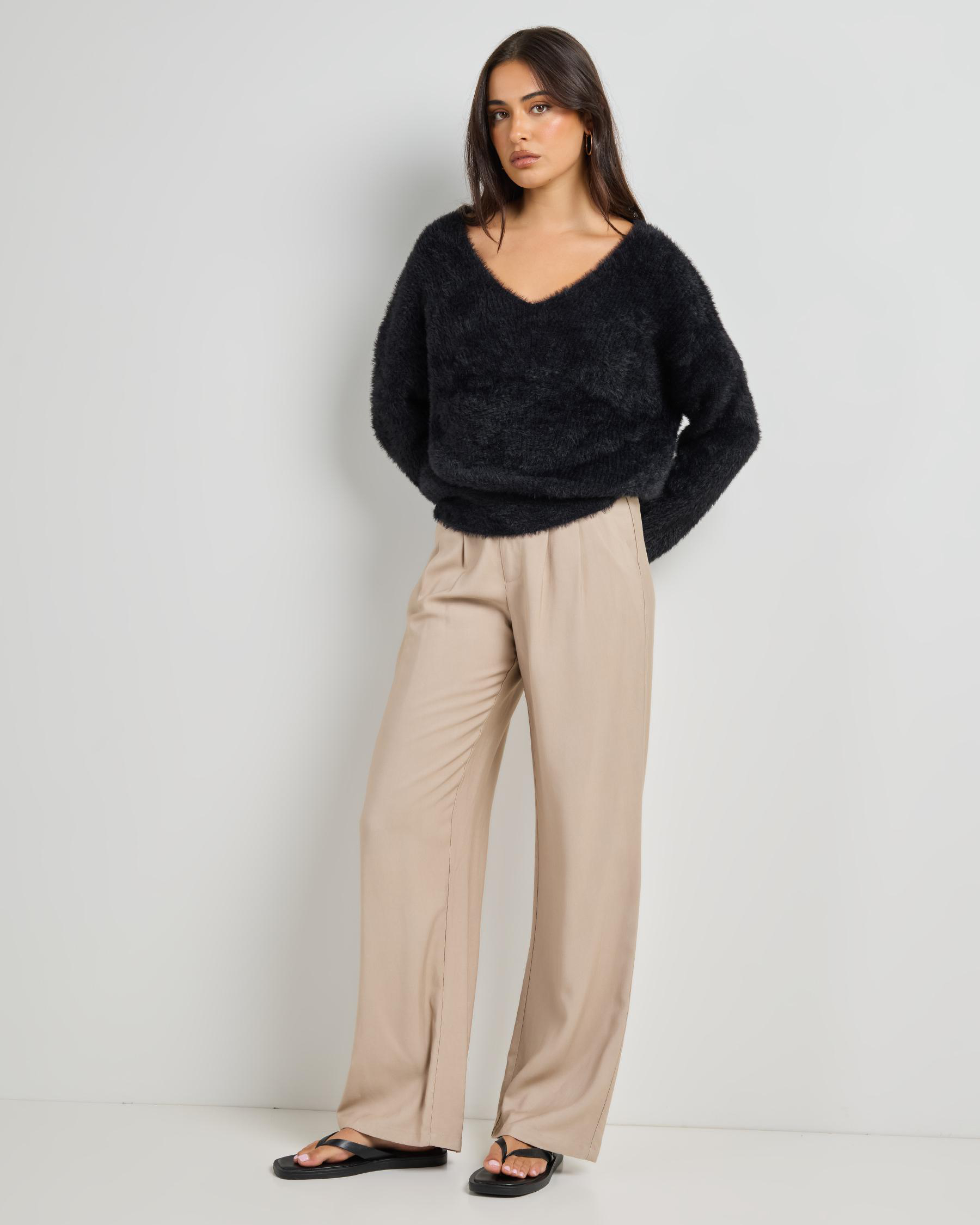Amara V Neck Knit Jumper