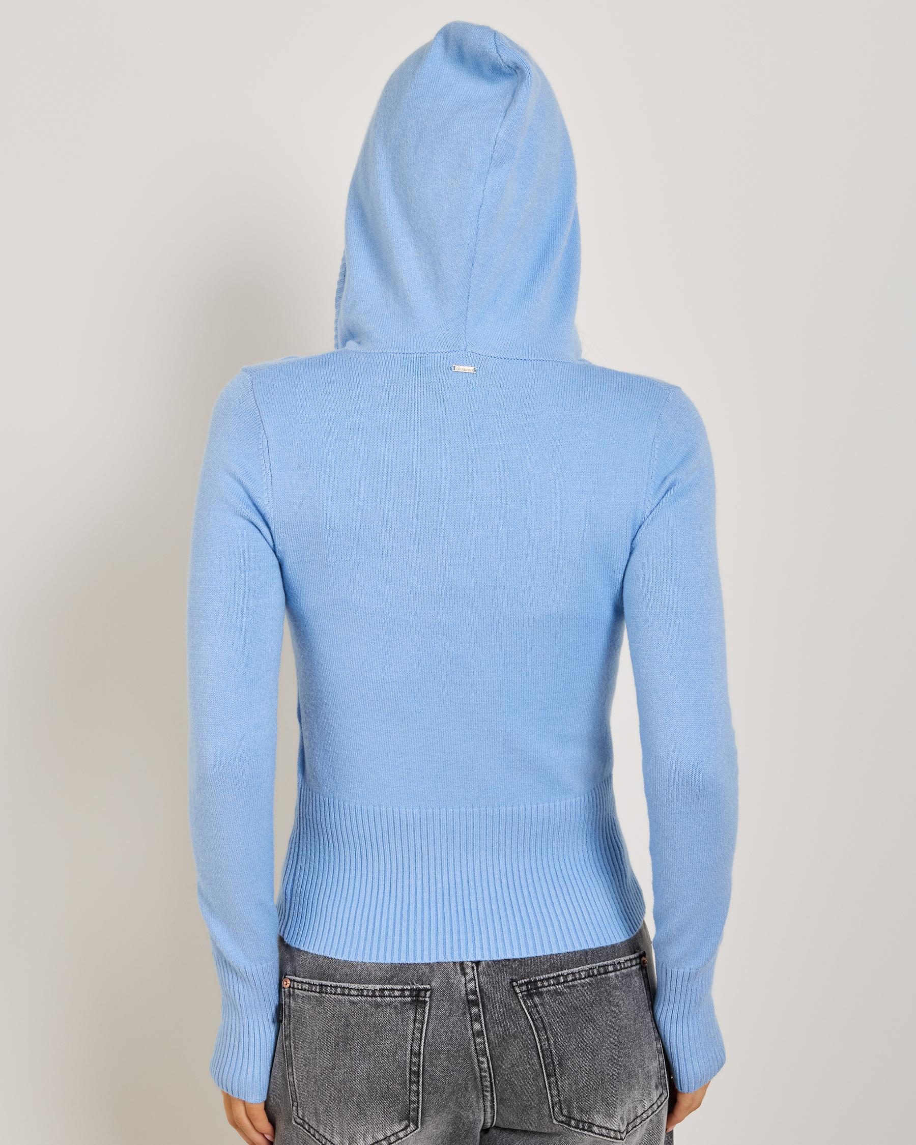 Cora Hooded Zip Knit Jumper