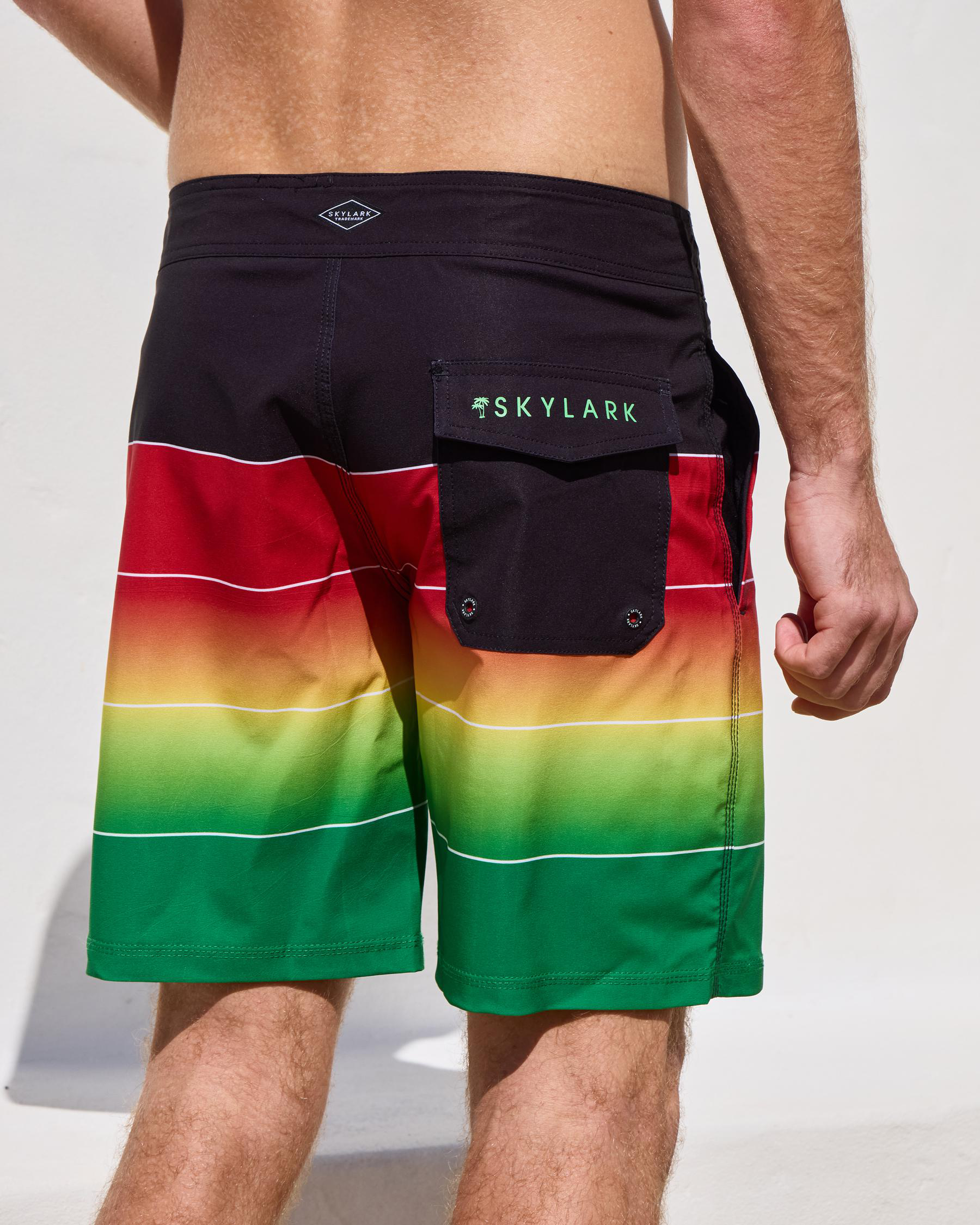 Rasta Fade Board Shorts