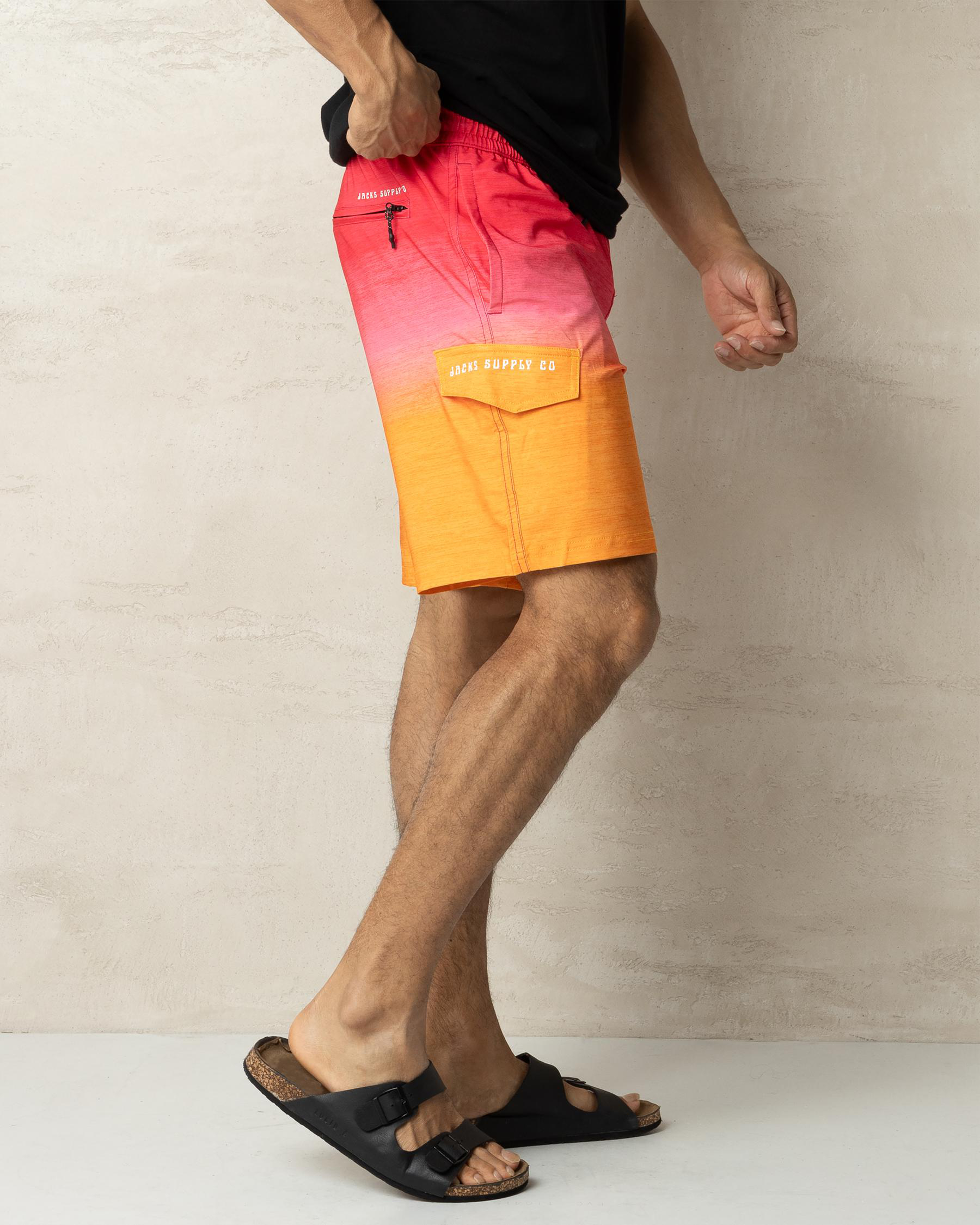 Beachfront Elastic Waist Shorts