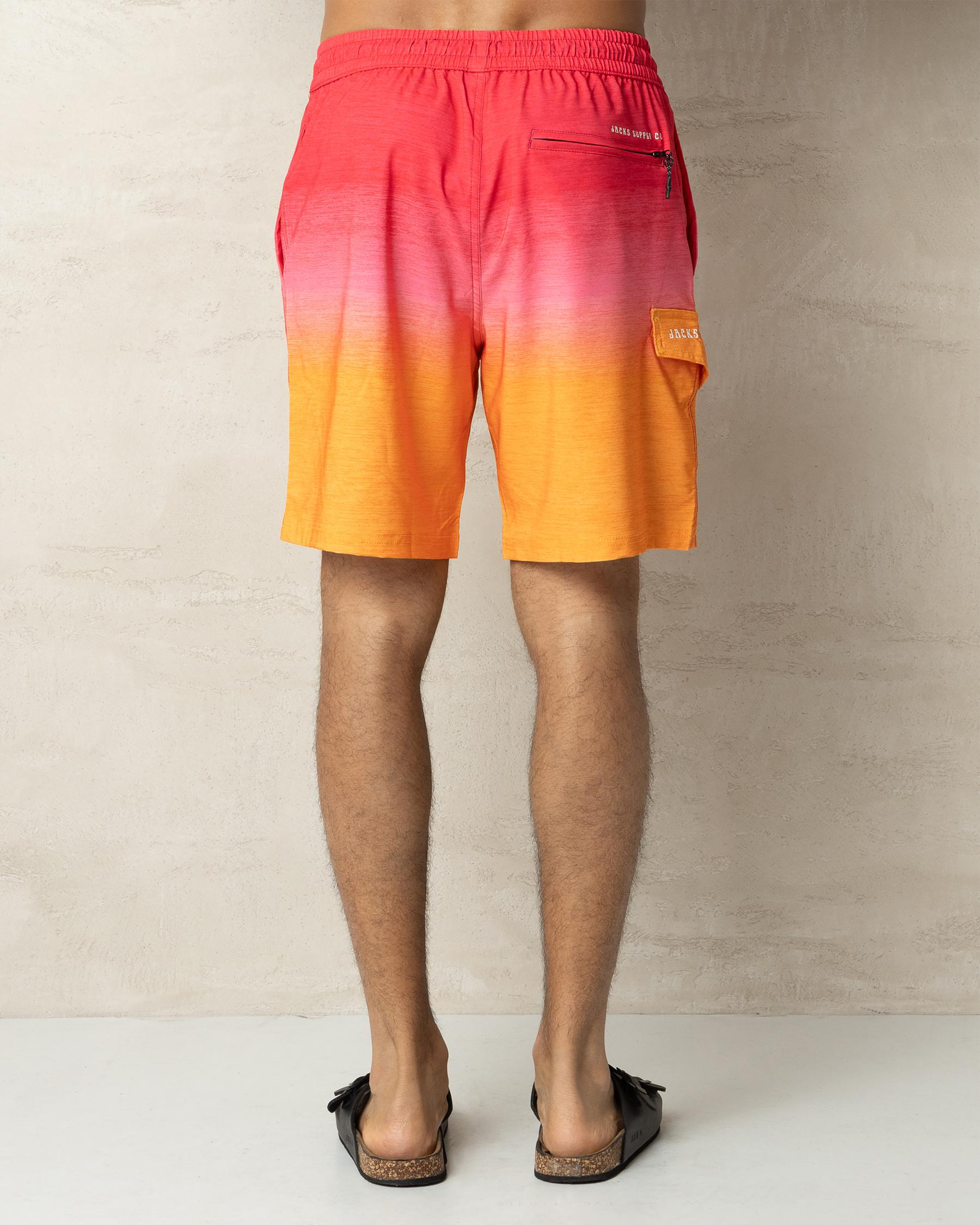 Beachfront Elastic Waist Shorts