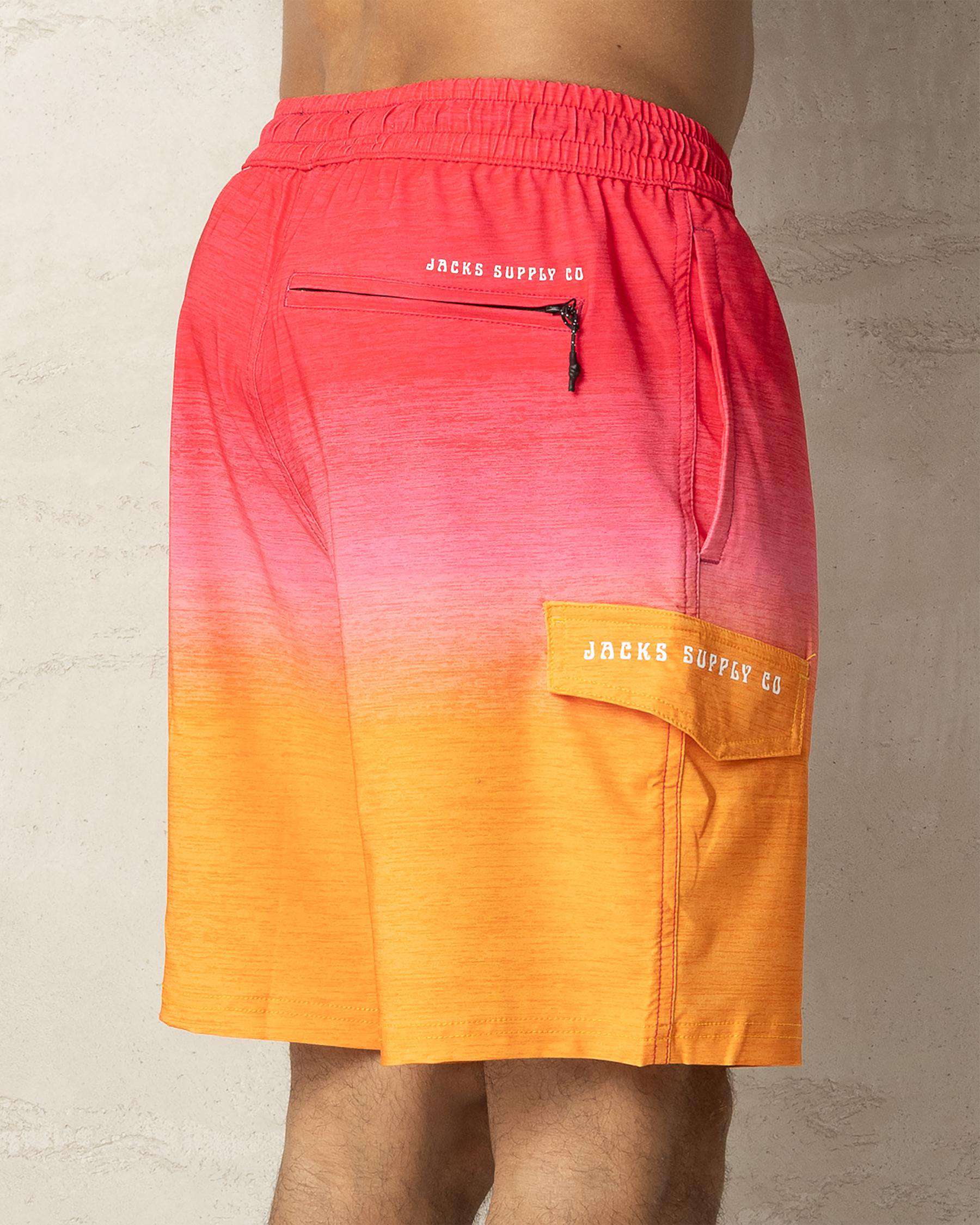 Beachfront Elastic Waist Shorts