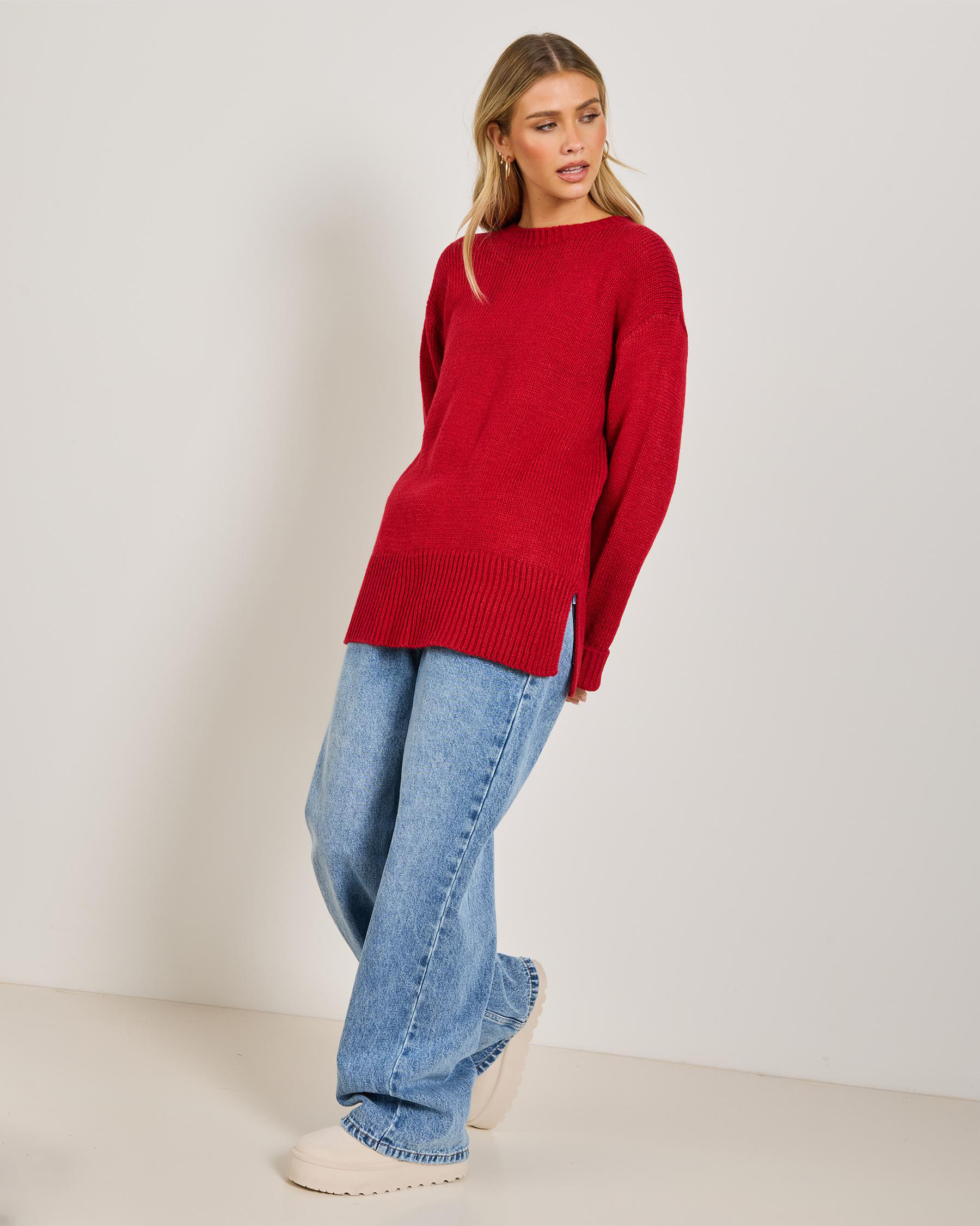Athena Crew Neck Knit Jumper