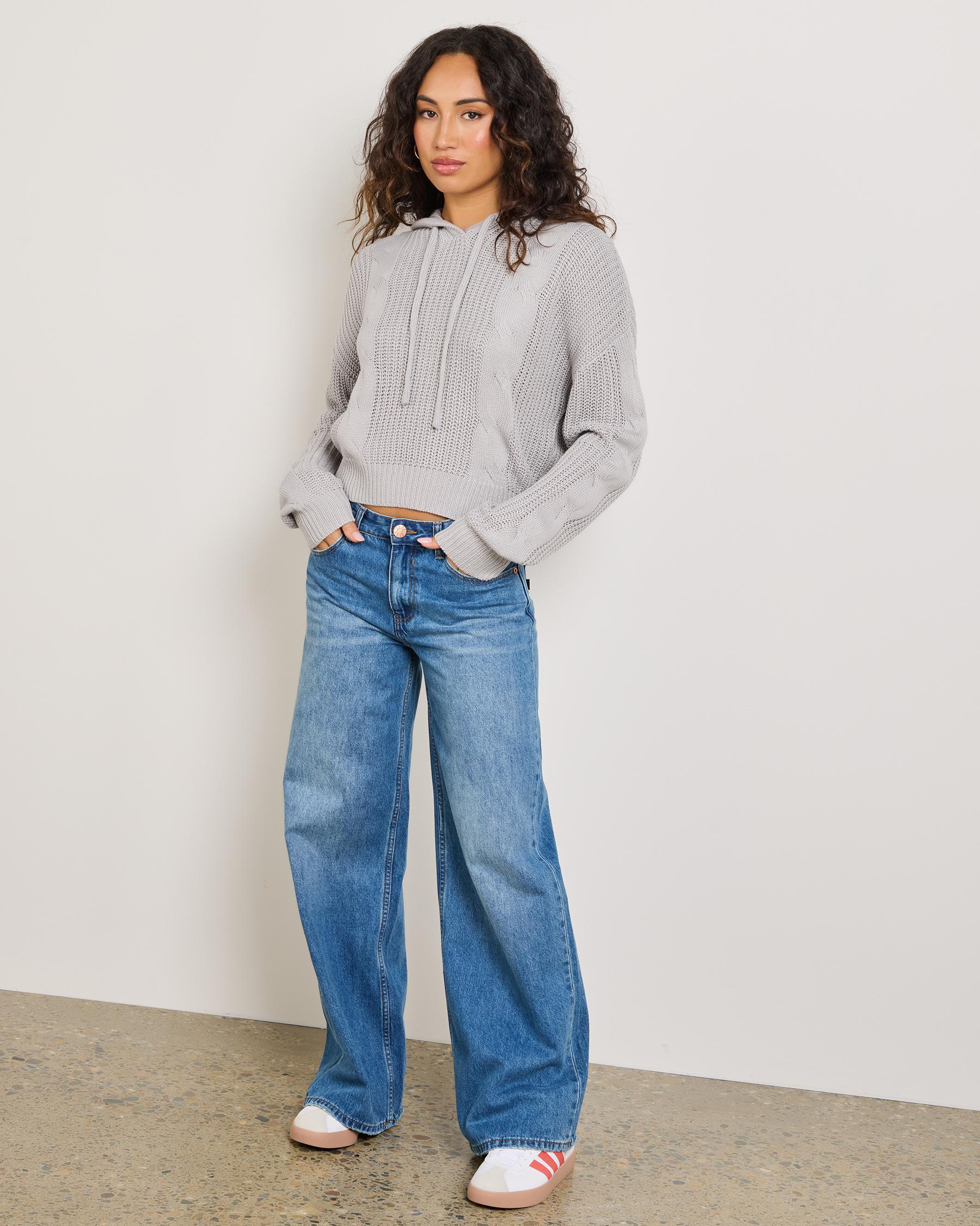 Hermes Hooded Knit Jumper