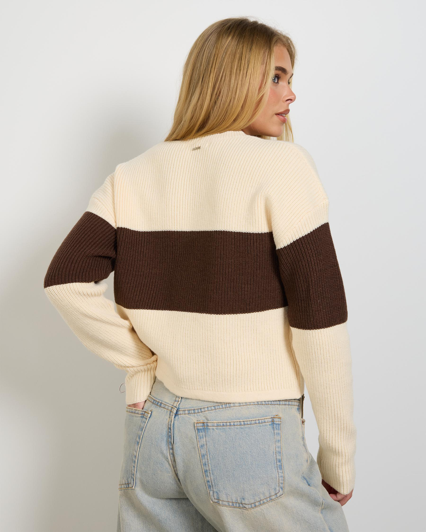 Argus Stripe Crew Neck Knit Jumper