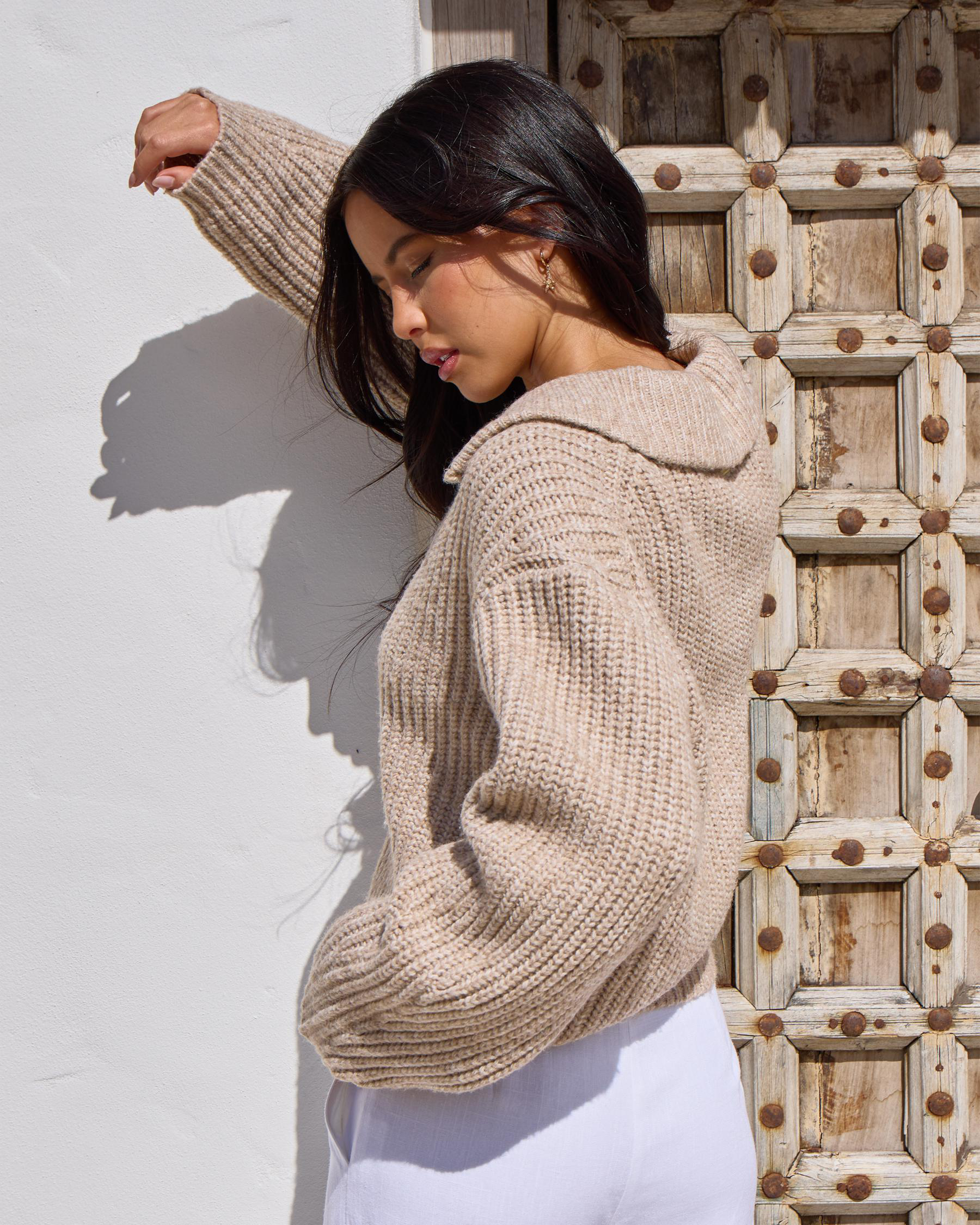 Zeus Double Zip Knit Jumper