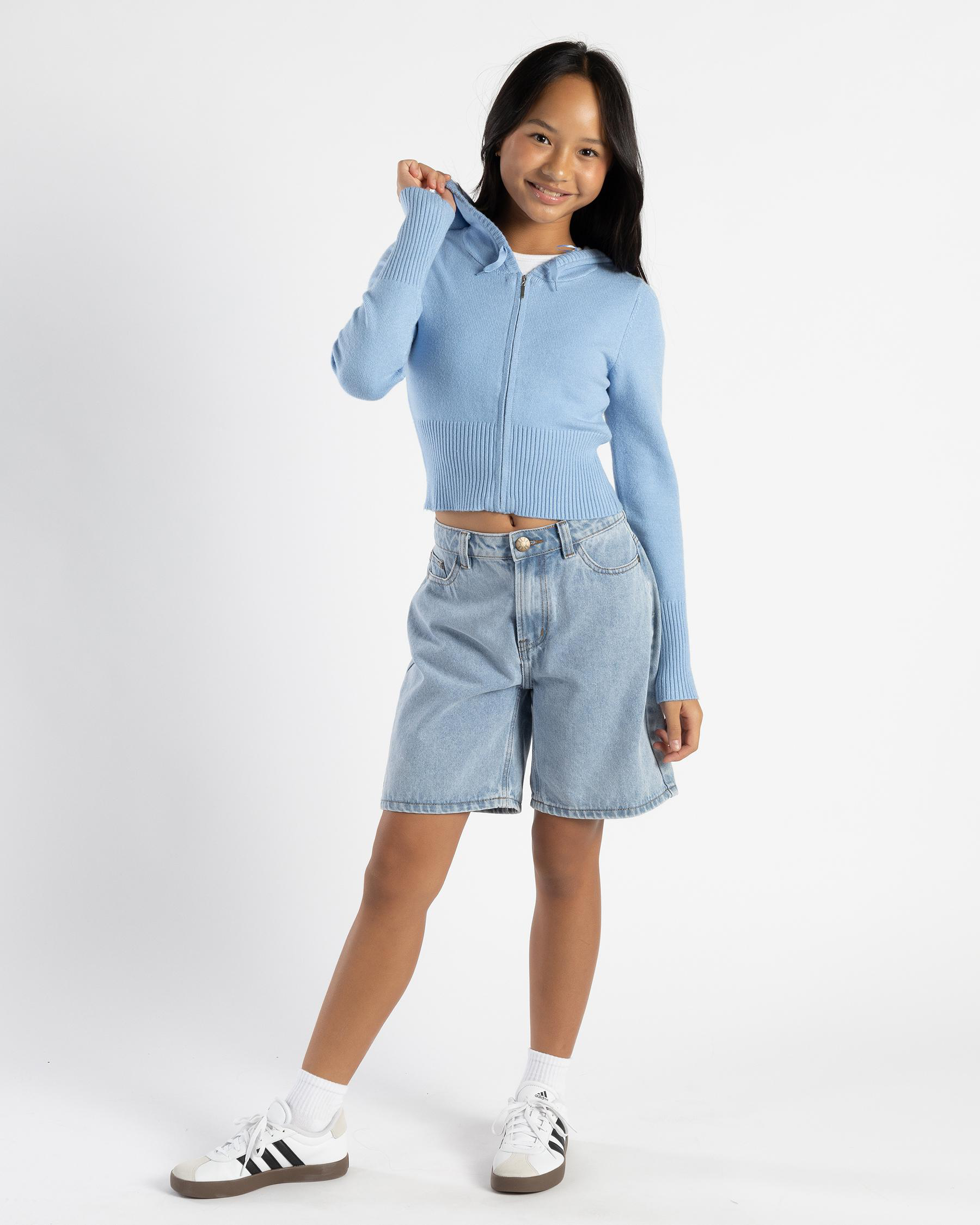 Cora Hooded Zip Knit Jumper