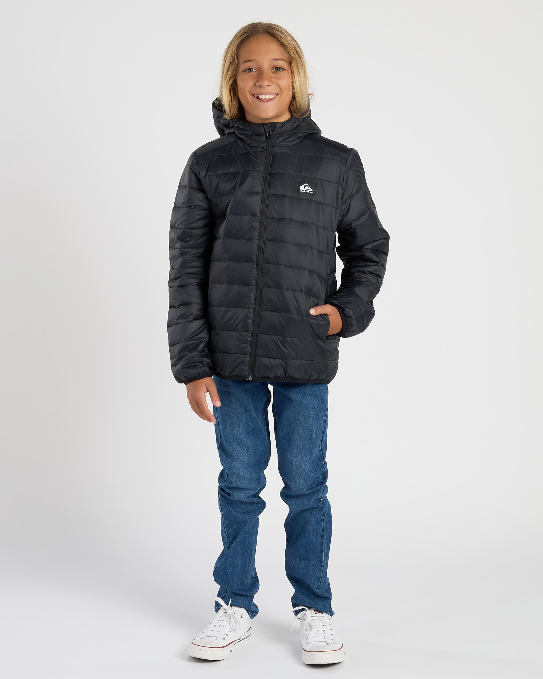 Scaly Youth Hooded Puffer Jacket